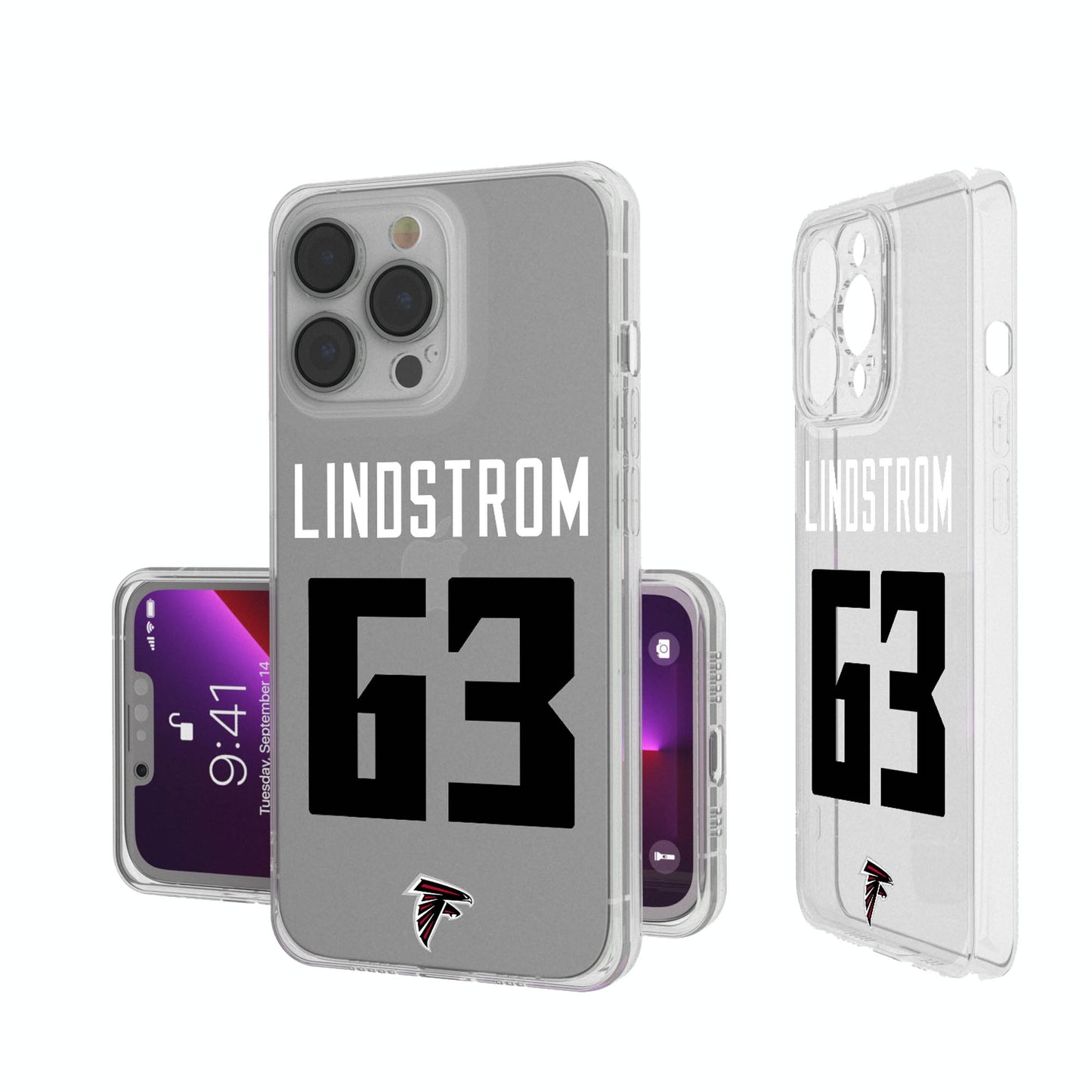 Keyscaper Chris Lindstrom Atlanta Falcons iPhone Clear Case
