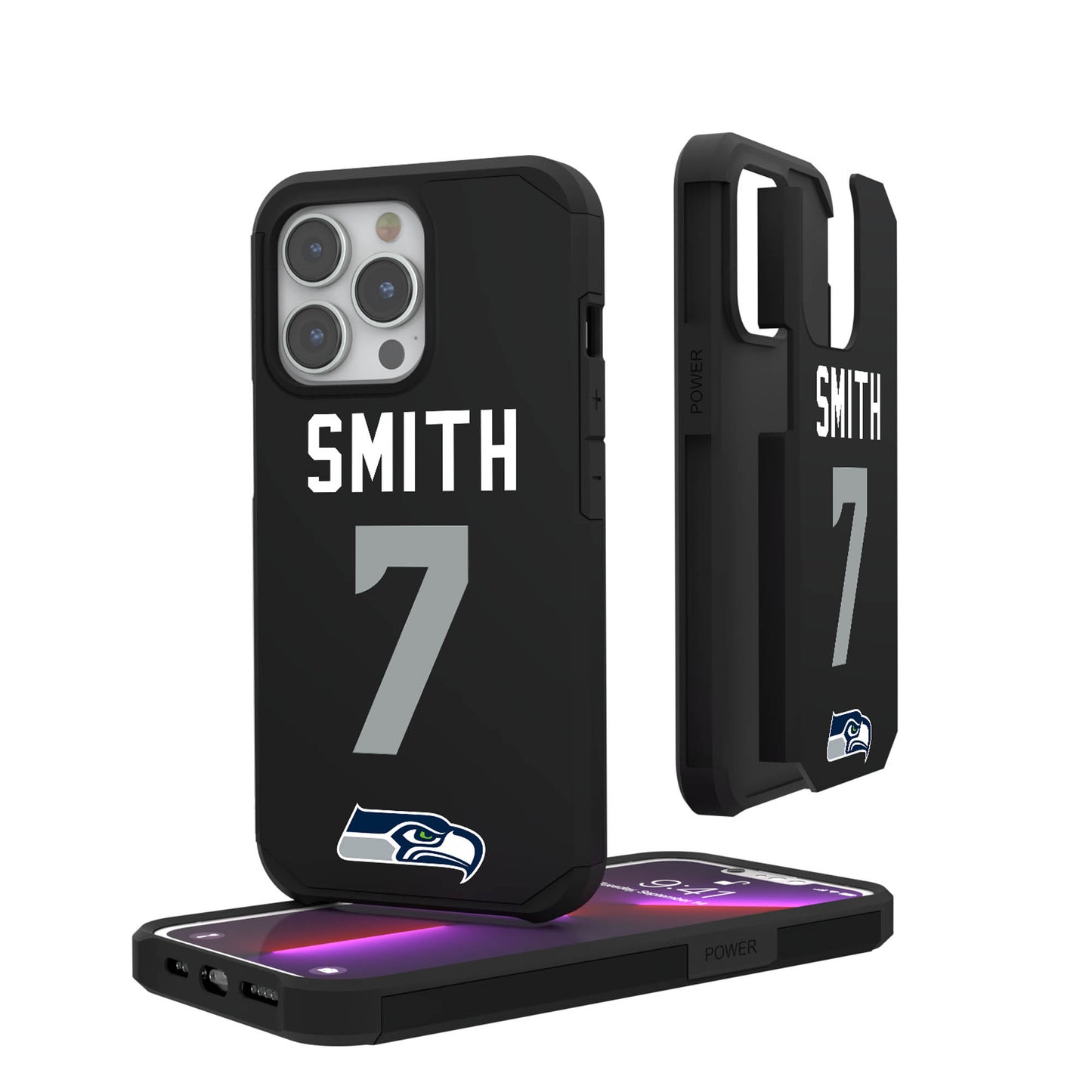 Keyscaper Geno Smith Seattle Seahawks iPhone Rugged Case