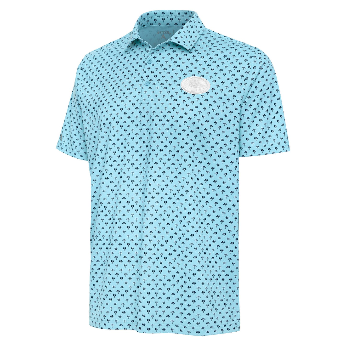 Men's Antigua Powder Blue San Francisco 49ers Kona Polo