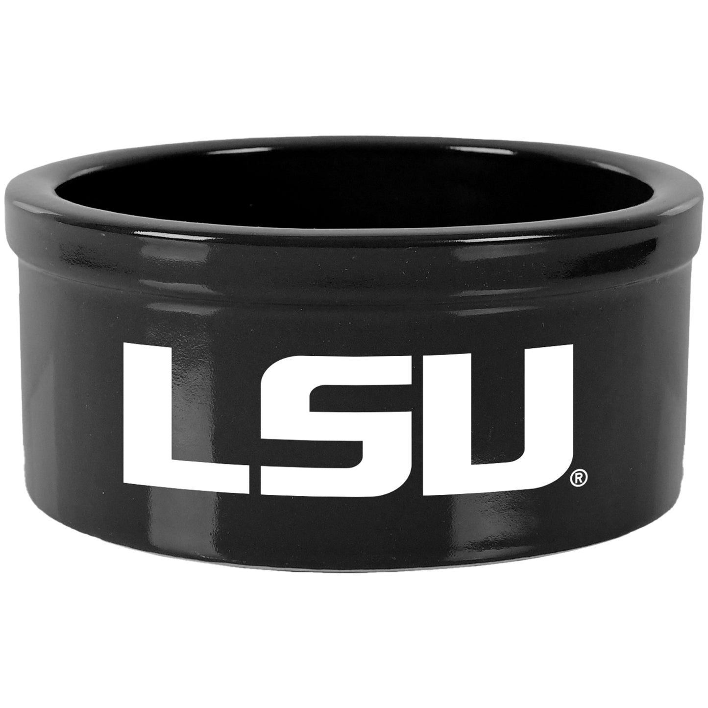 Black LSU Tigers 5" Pet Bowl