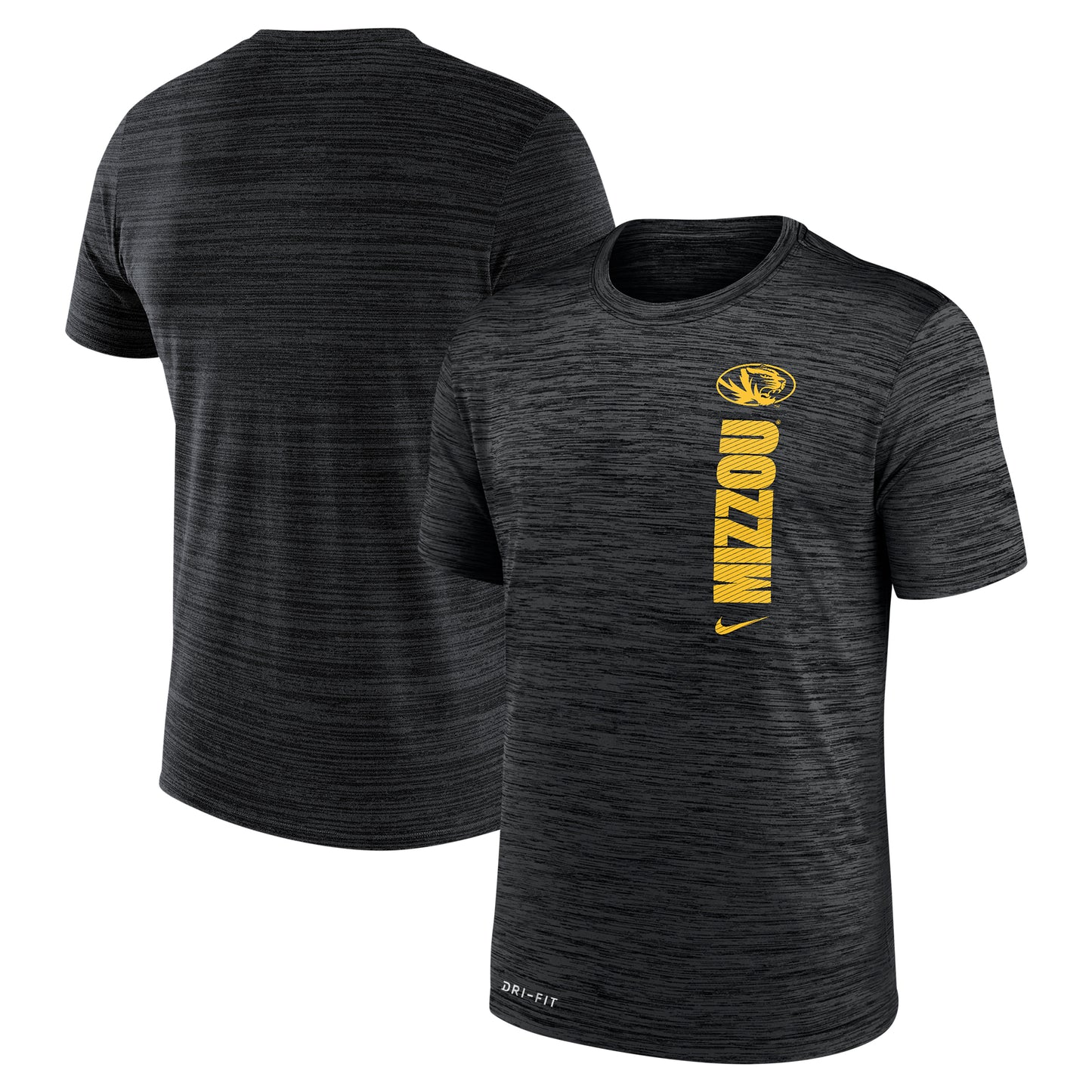 Men's Nike Black Missouri Tigers 2024 Sideline Velocity Legend Performance T-Shirt