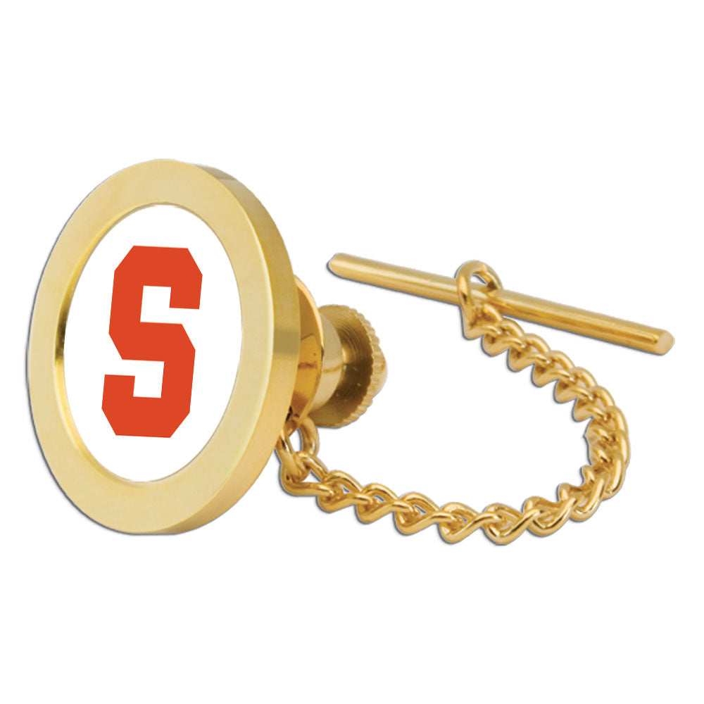 Gold Syracuse Orange Tie Tack/Lapel Pin