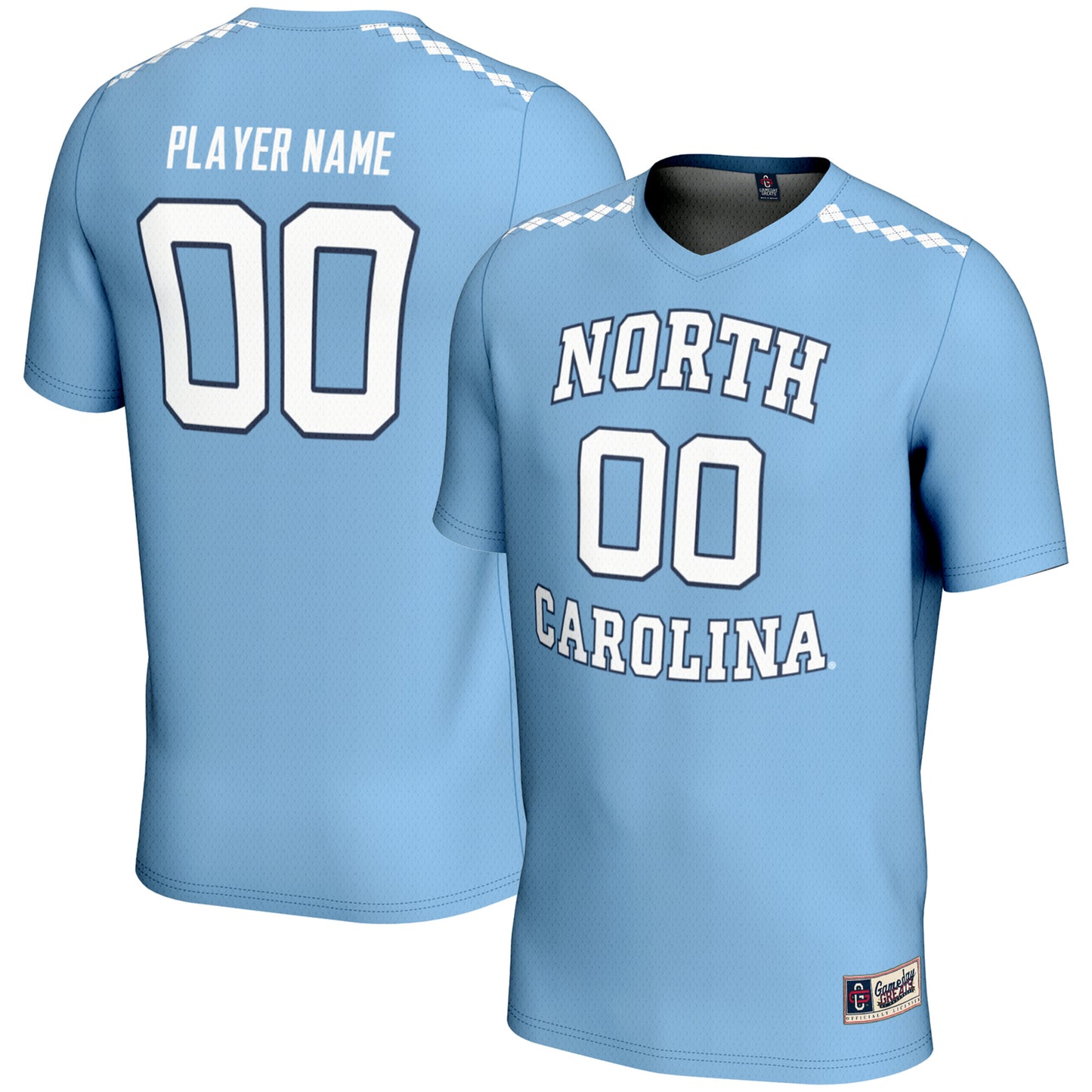 Youth GameDay Greats Carolina Blue North Carolina Tar Heels NIL Pick-A-Player Women's Lacrosse Lightweight Jersey