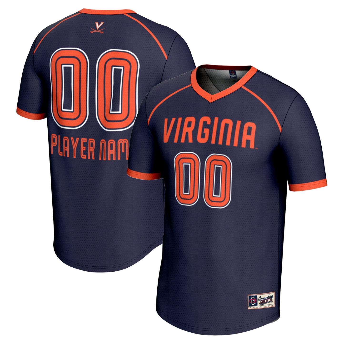 Unisex GameDay Greats Navy Virginia Cavaliers Women's Lacrosse NIL Lightweight Jersey