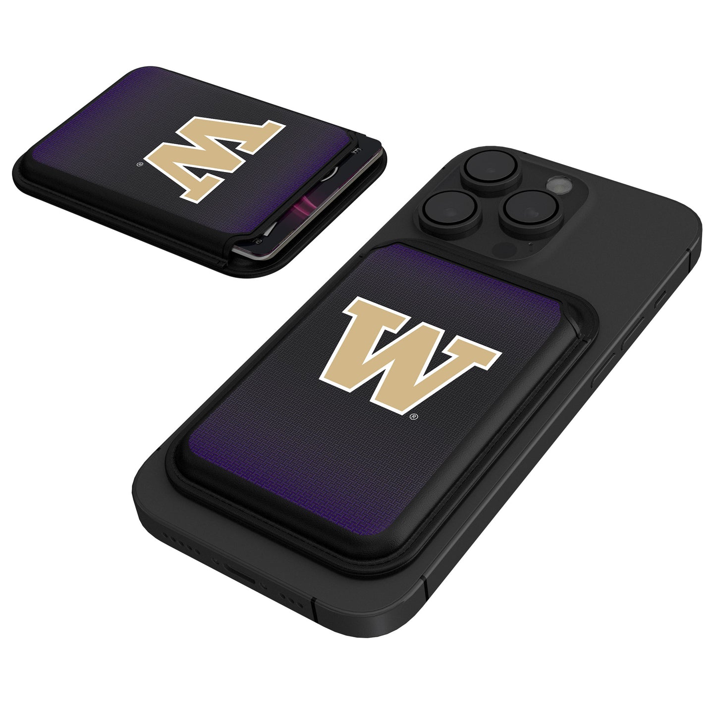 Keyscaper Washington Huskies Magnetic Credit Card Wallet