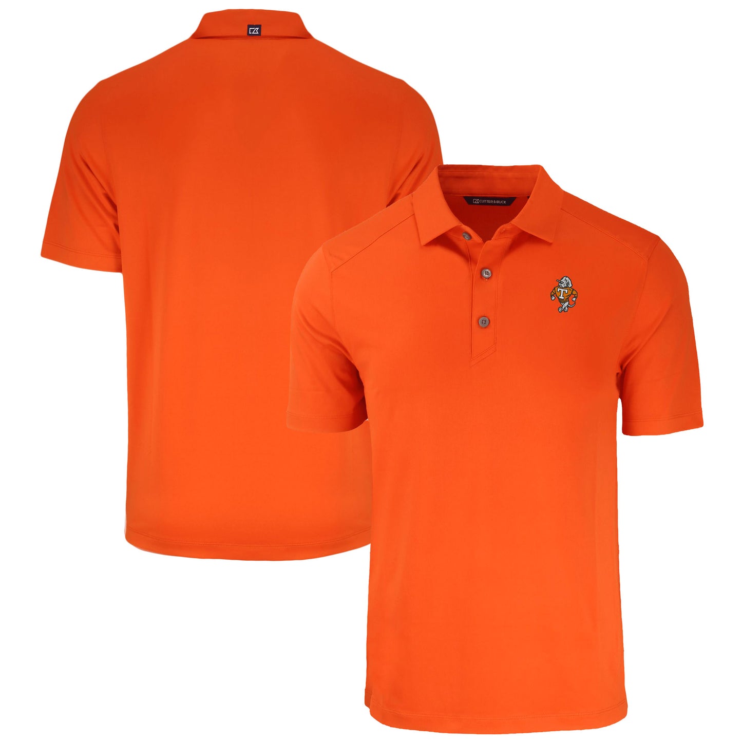 Men's Cutter & Buck Tennessee Orange Tennessee Volunteers Vault Forge Eco Stretch Recycled Polo
