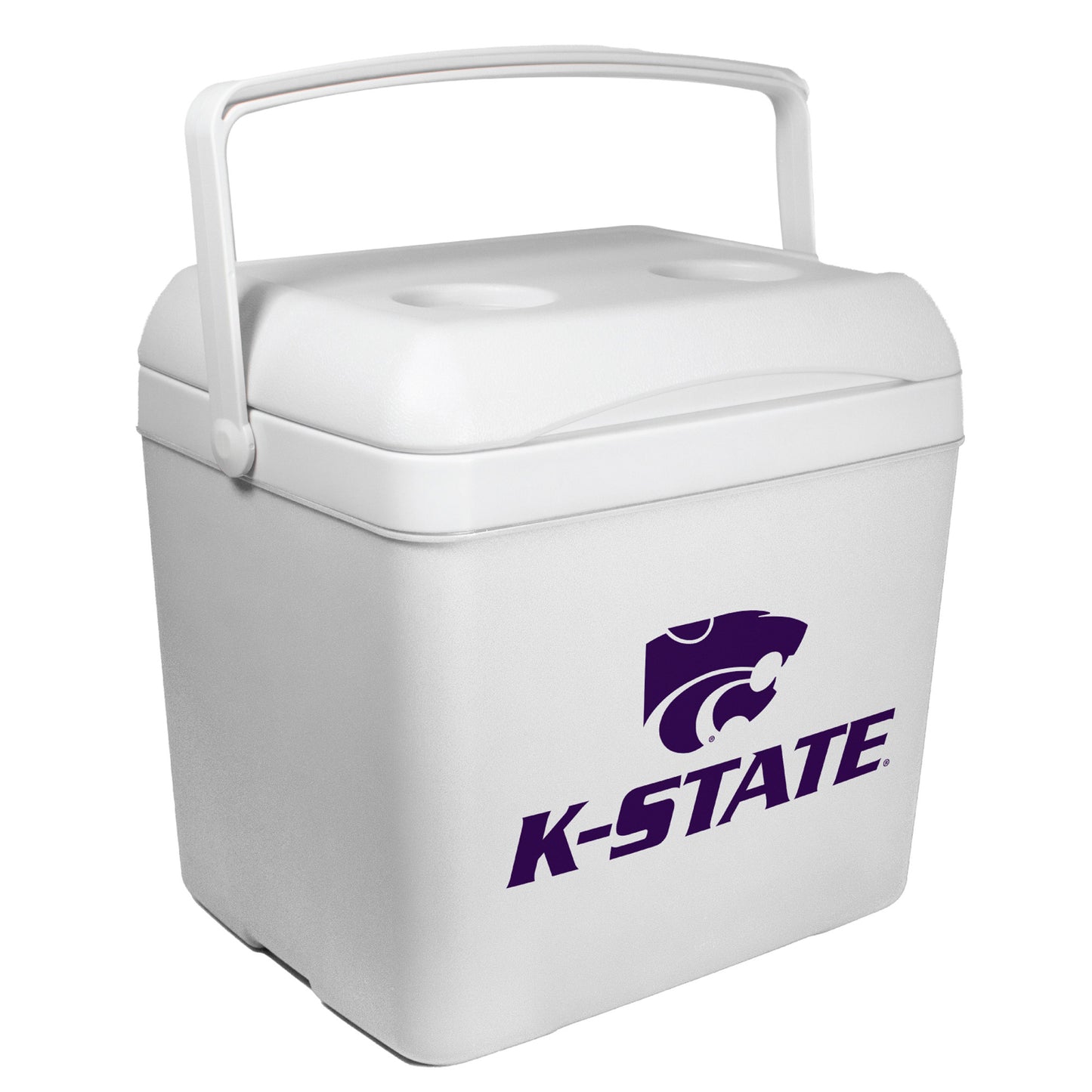 White Kansas State Wildcats 24-Can Tailgate Cooler