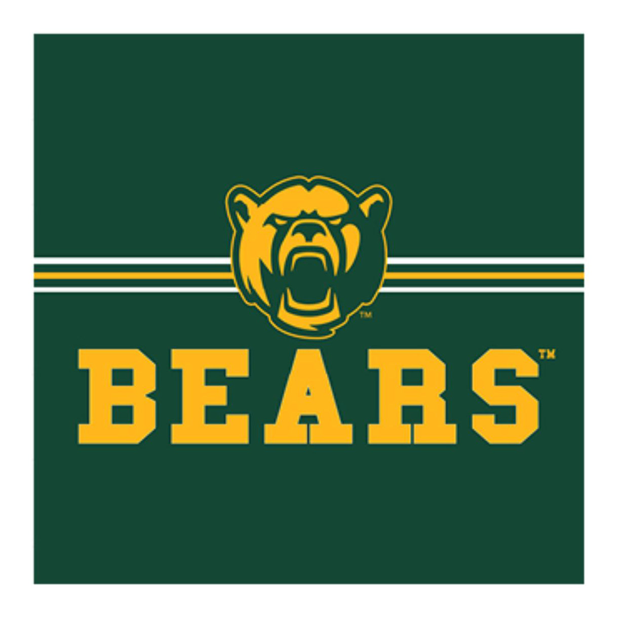 Baylor Bears 12" x 12" Movable Wall Tile Sign