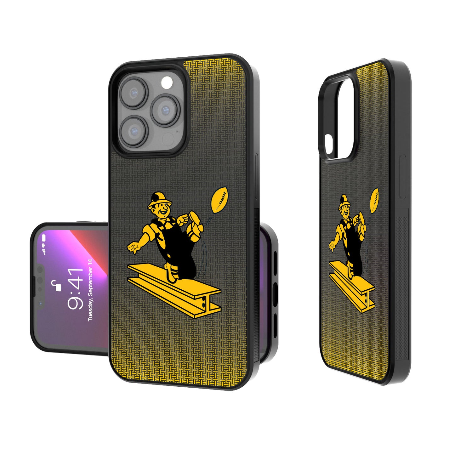 Pittsburgh Steelers Linen Logo iPhone Bump Case