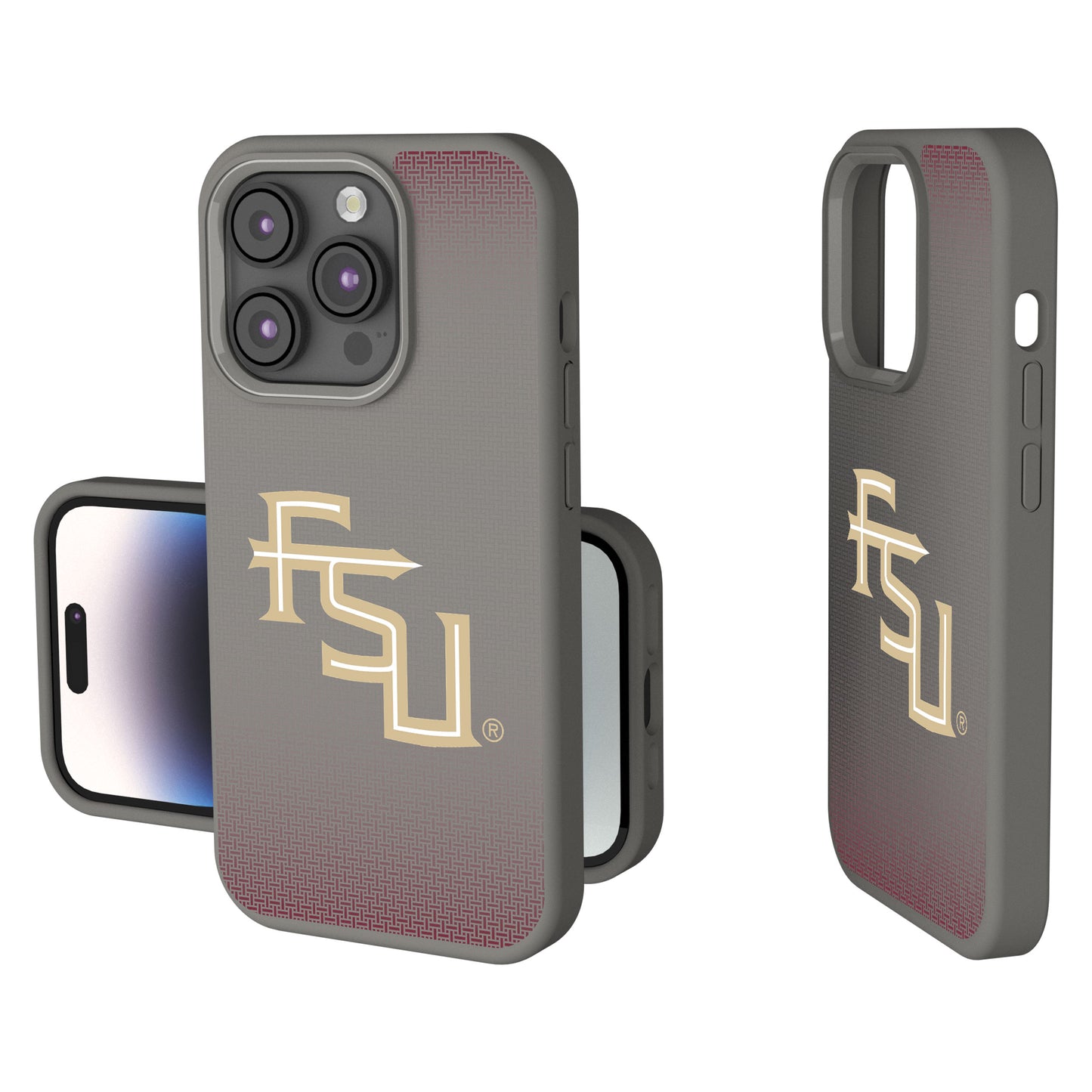 Florida State Seminoles Linen Logo iPhone Soft Touch Case