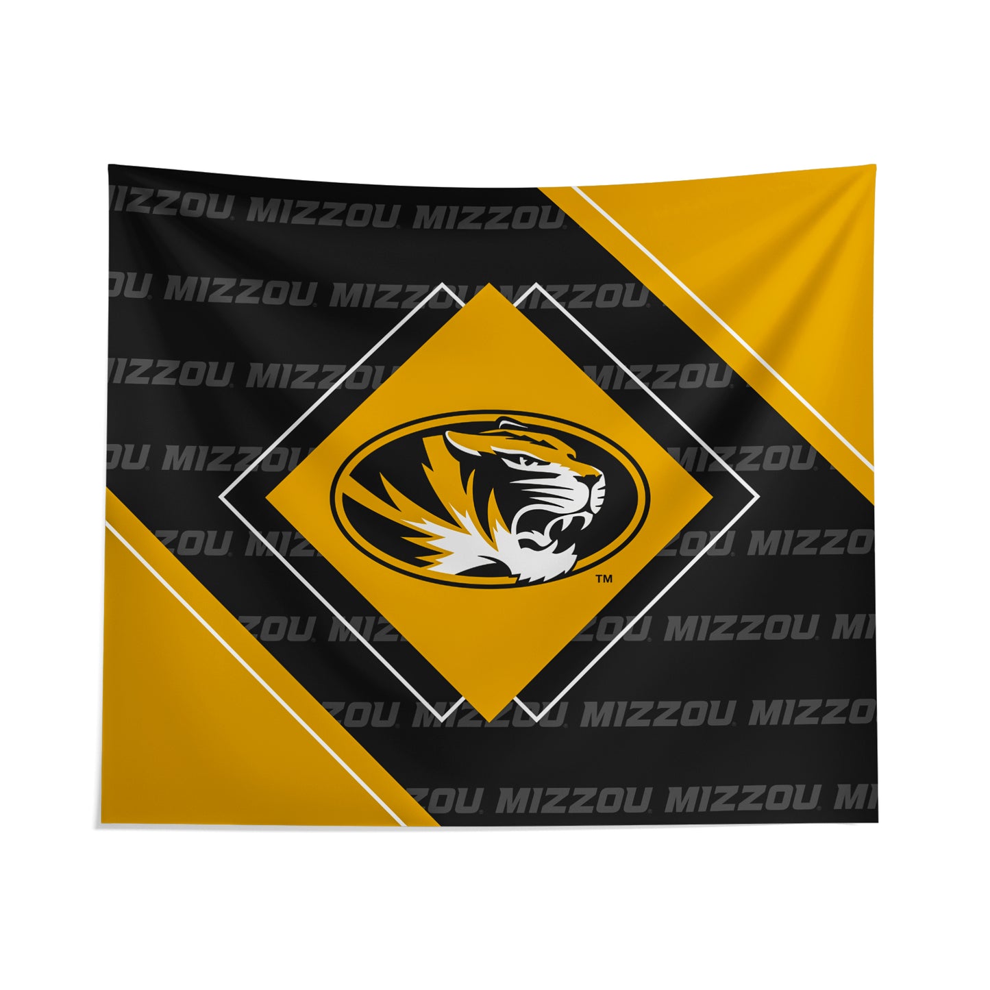 Pegasus Missouri Tigers 51" x 60" Diamond Boxed Wall Tapestry
