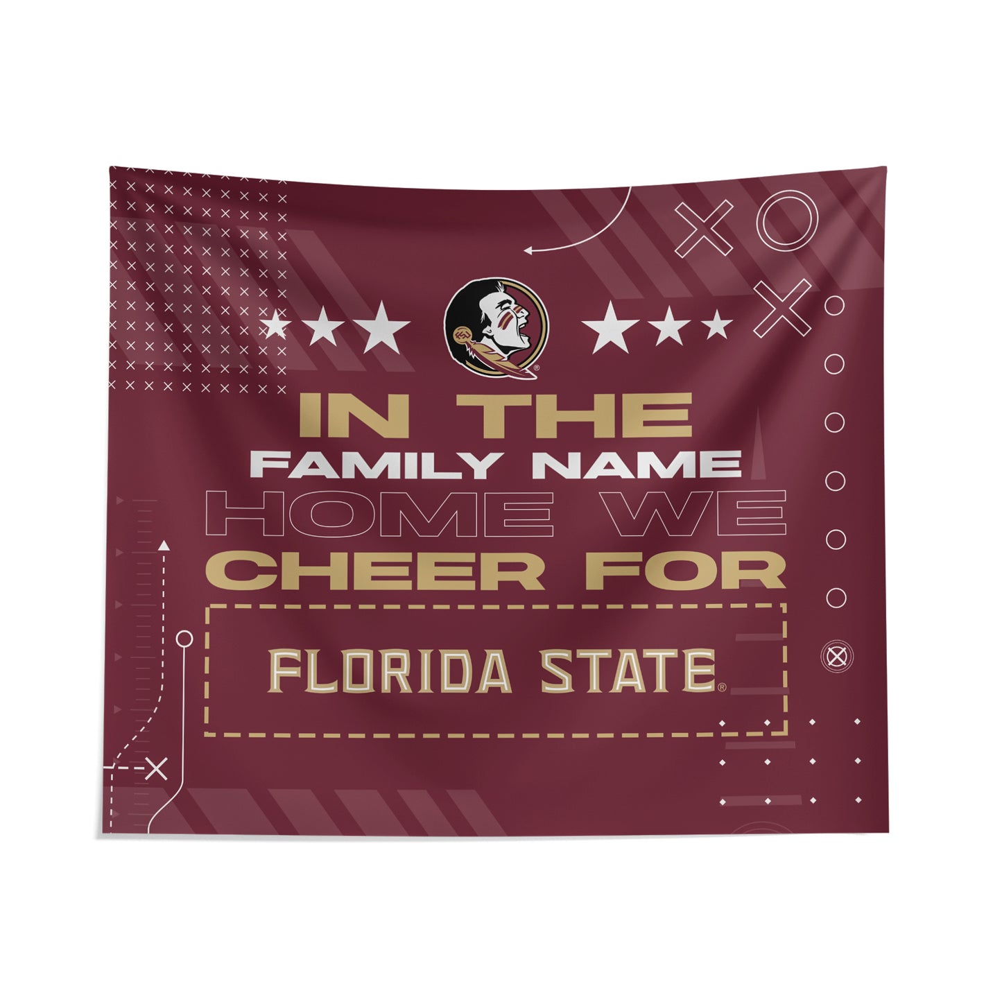 Pegasus Florida State Seminoles 51" x 60" We Cheer For Personalized Wall Tapestry