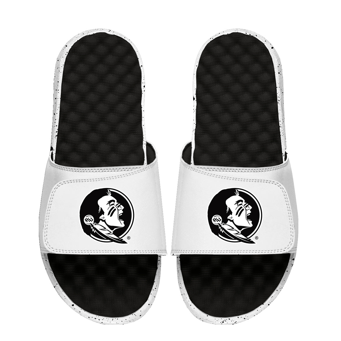 Unisex ISlide Black/White Florida State Seminoles Cookies & Cream Slide Sandals