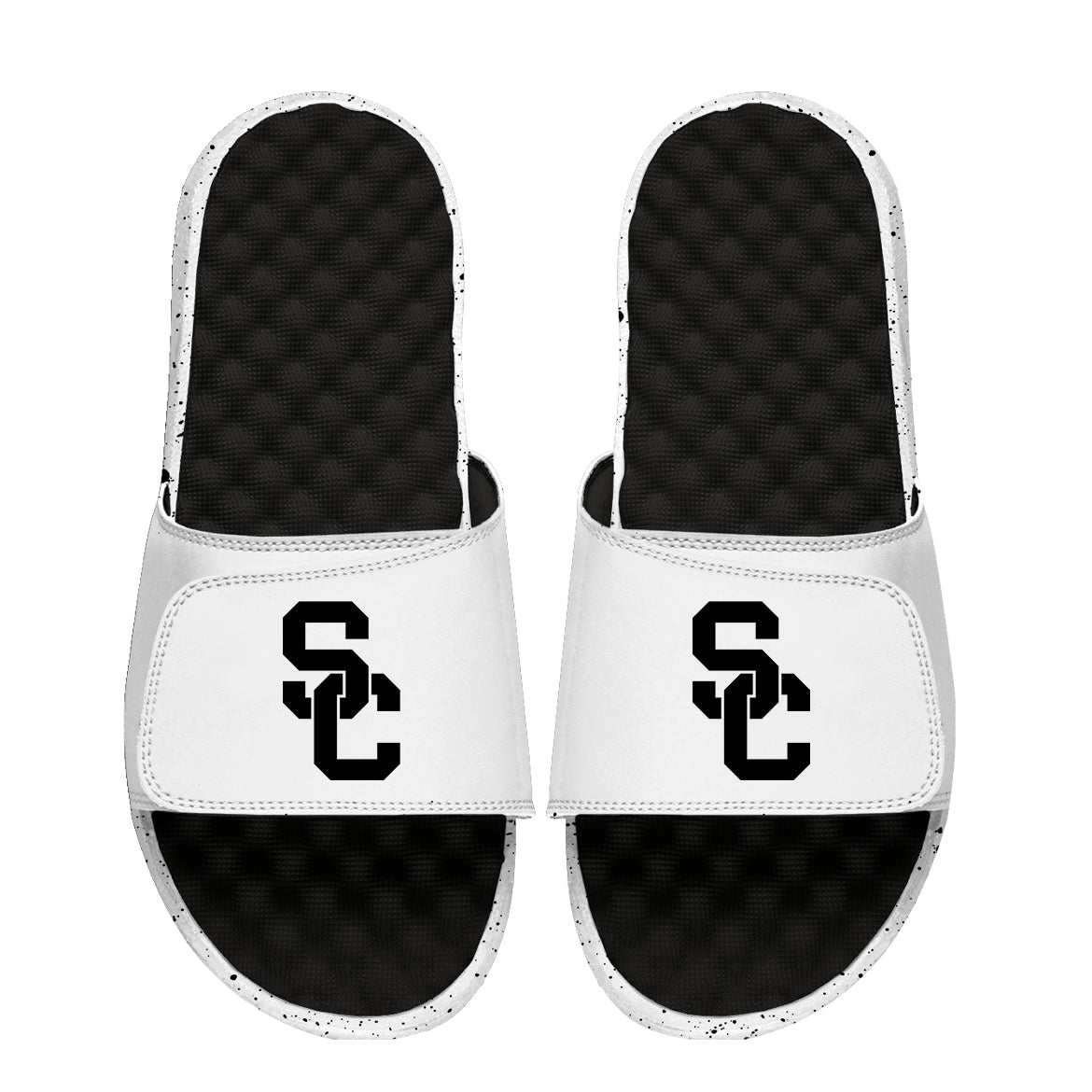 Unisex ISlide Black/White USC Trojans Cookies & Cream Slide Sandals