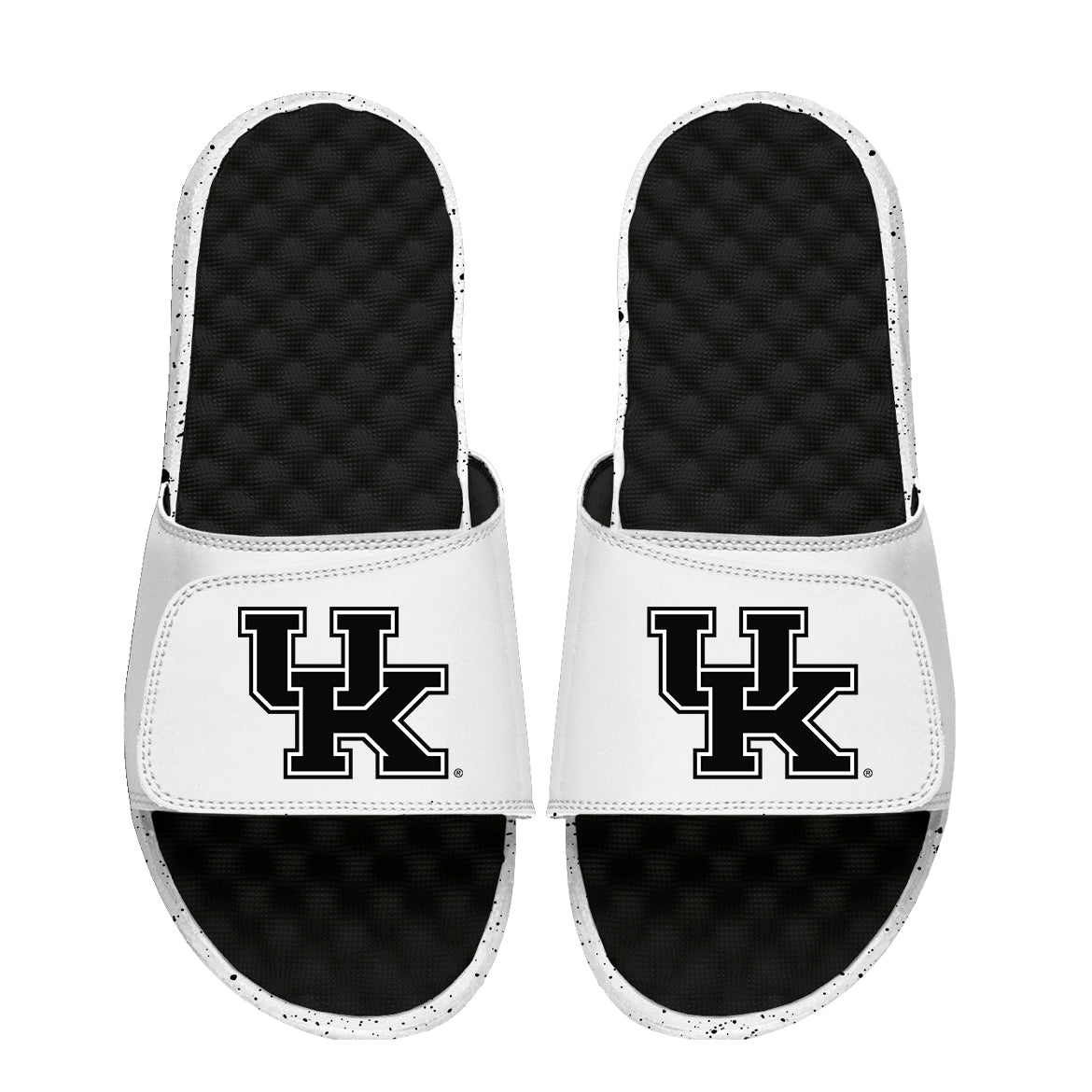 Unisex ISlide Black/White Kentucky Wildcats Cookies & Cream Slide Sandals