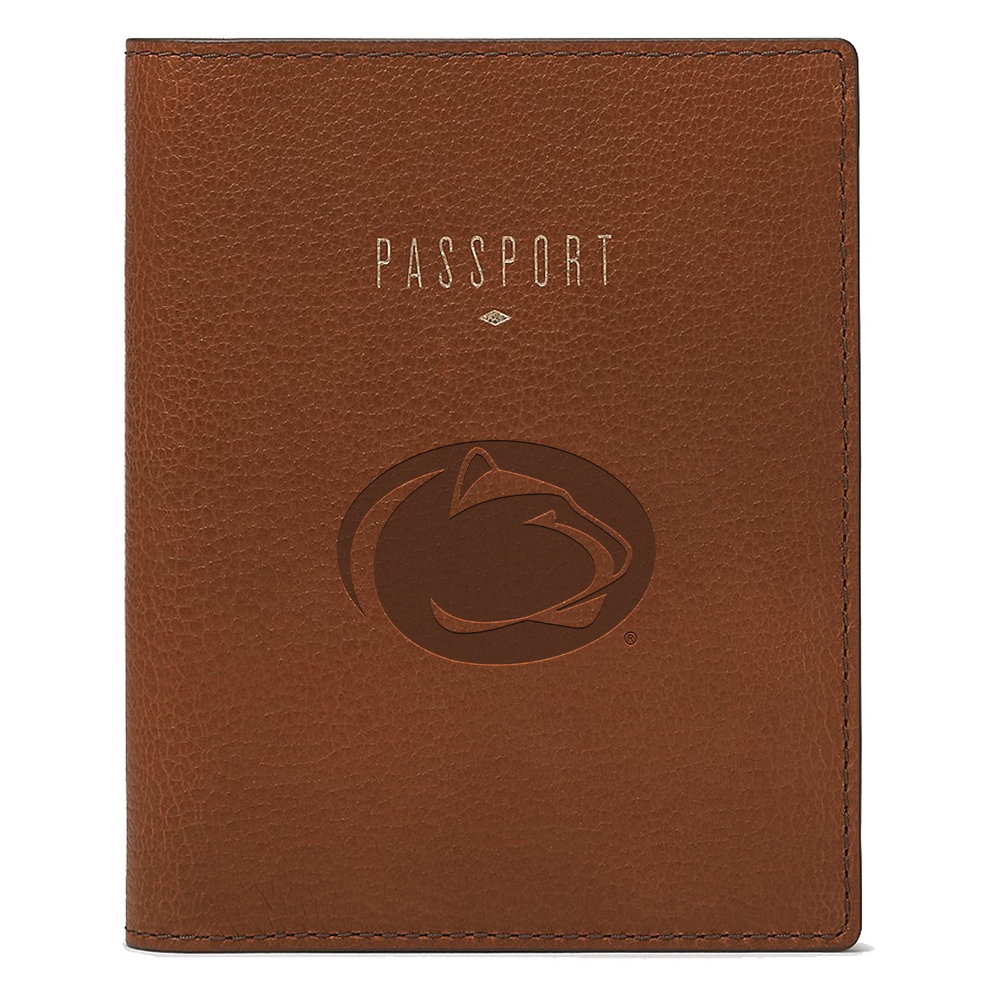 Fossil Brown Penn State Nittany Lions Travel RFID Passport Case