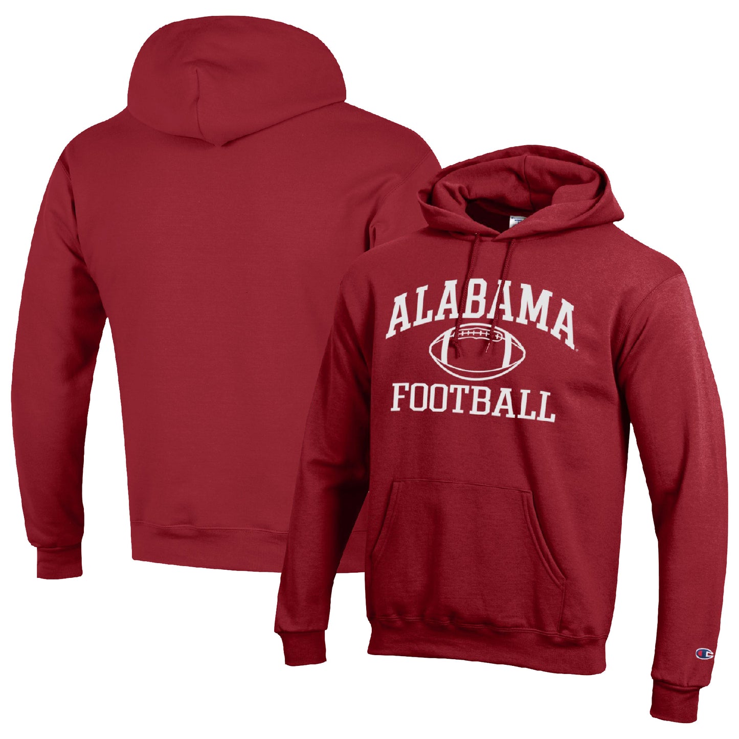 Men's Champion Crimson Alabama Crimson Tide Football Icon Pullover Hoodie