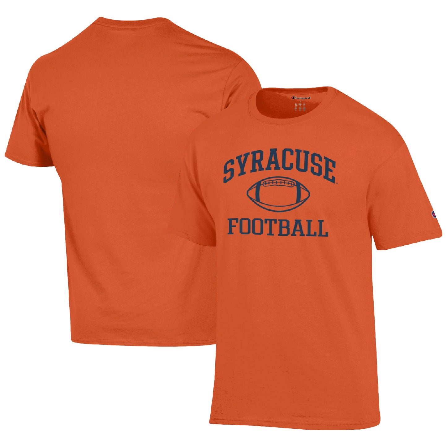 Men's Champion Orange Syracuse Orange Football Icon T-Shirt