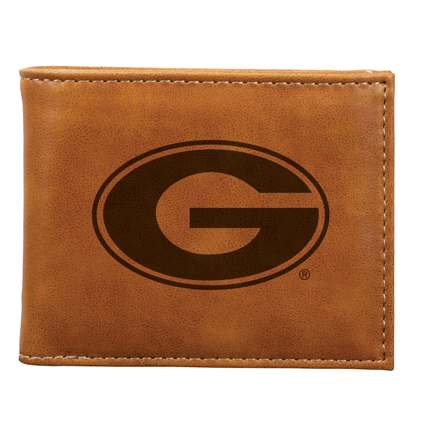 Brown Georgia Bulldogs Billfold Wallet