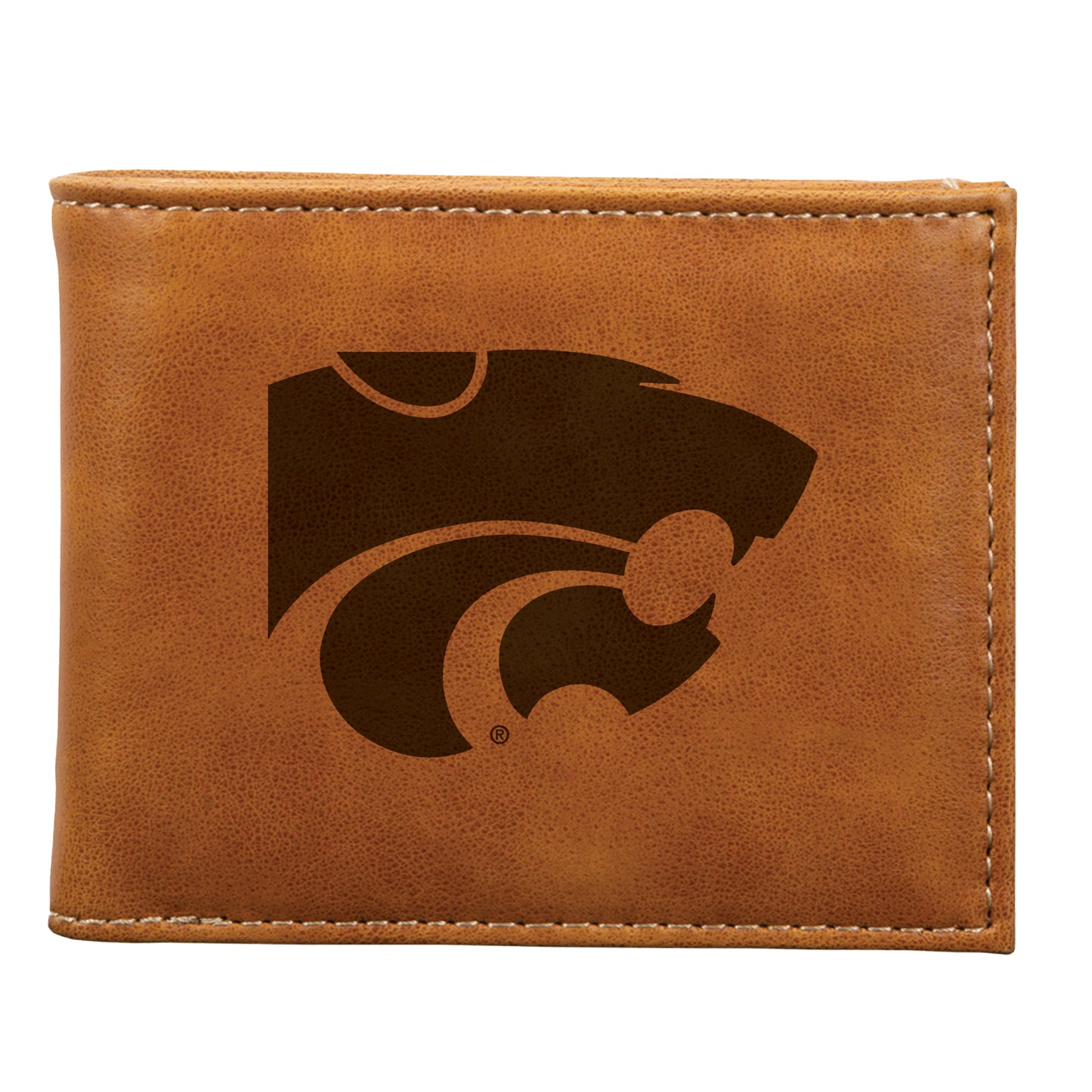 Brown Kansas State Wildcats Billfold Wallet