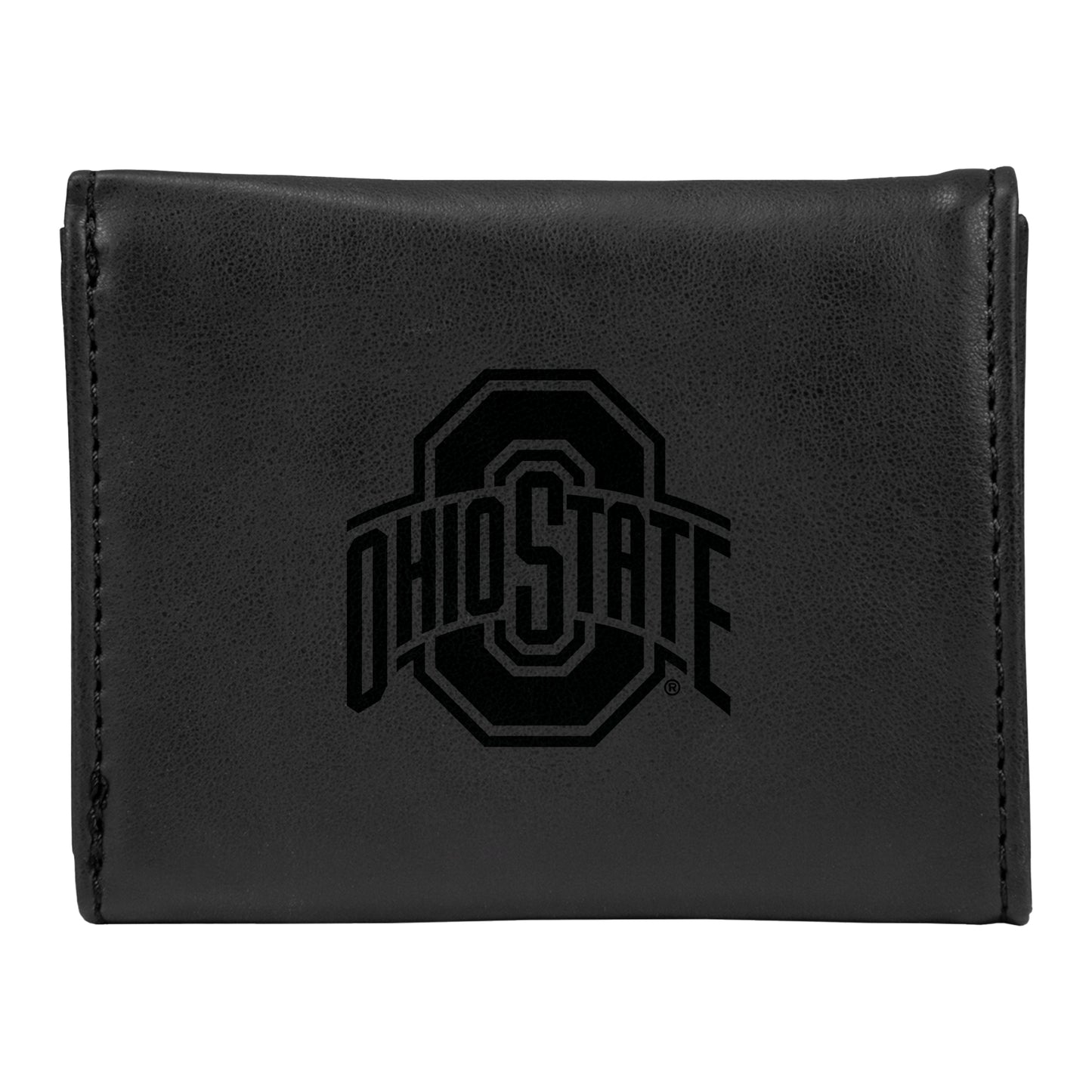 Black Ohio State Buckeyes Trifold Wallet