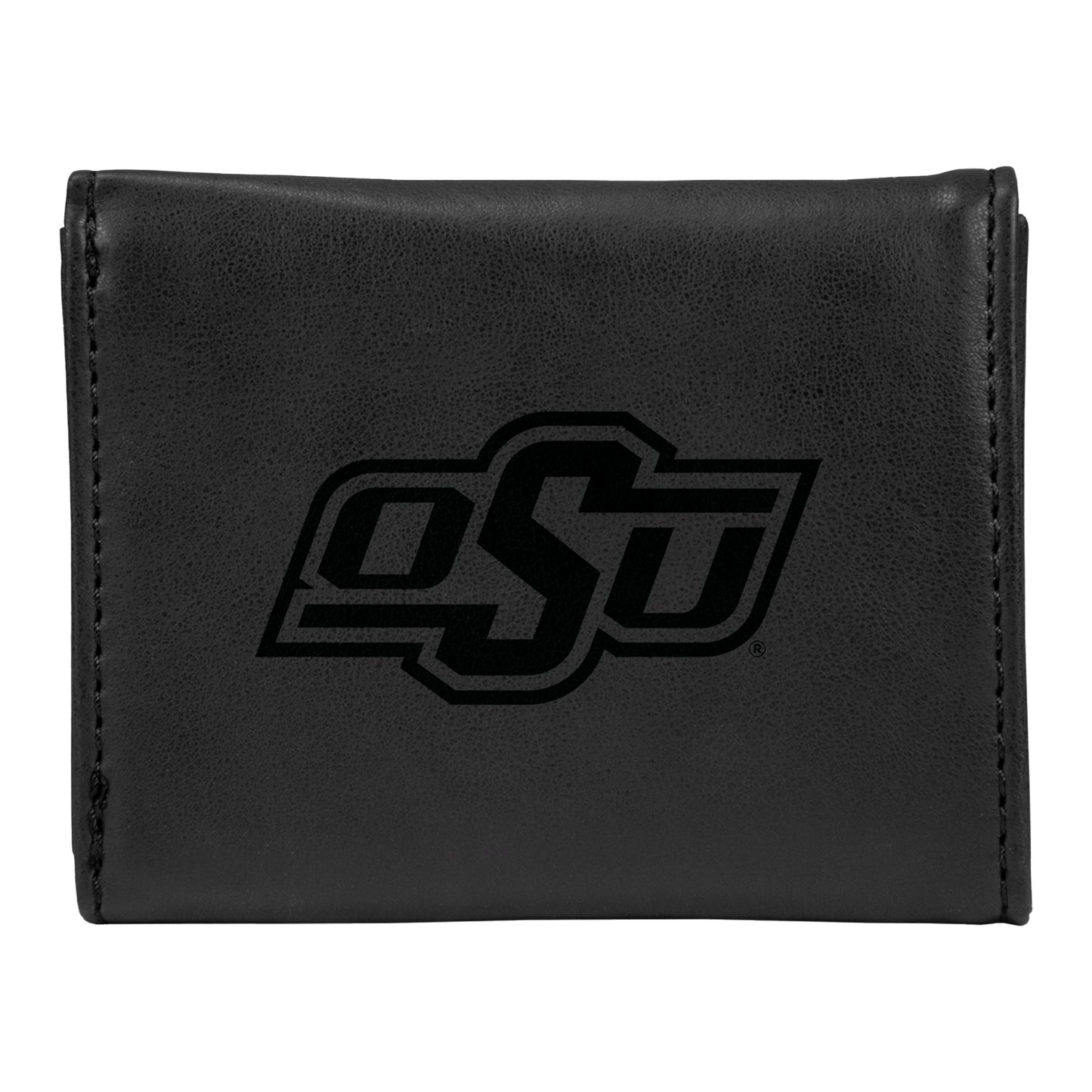 Black Oklahoma State Cowboys Trifold Wallet