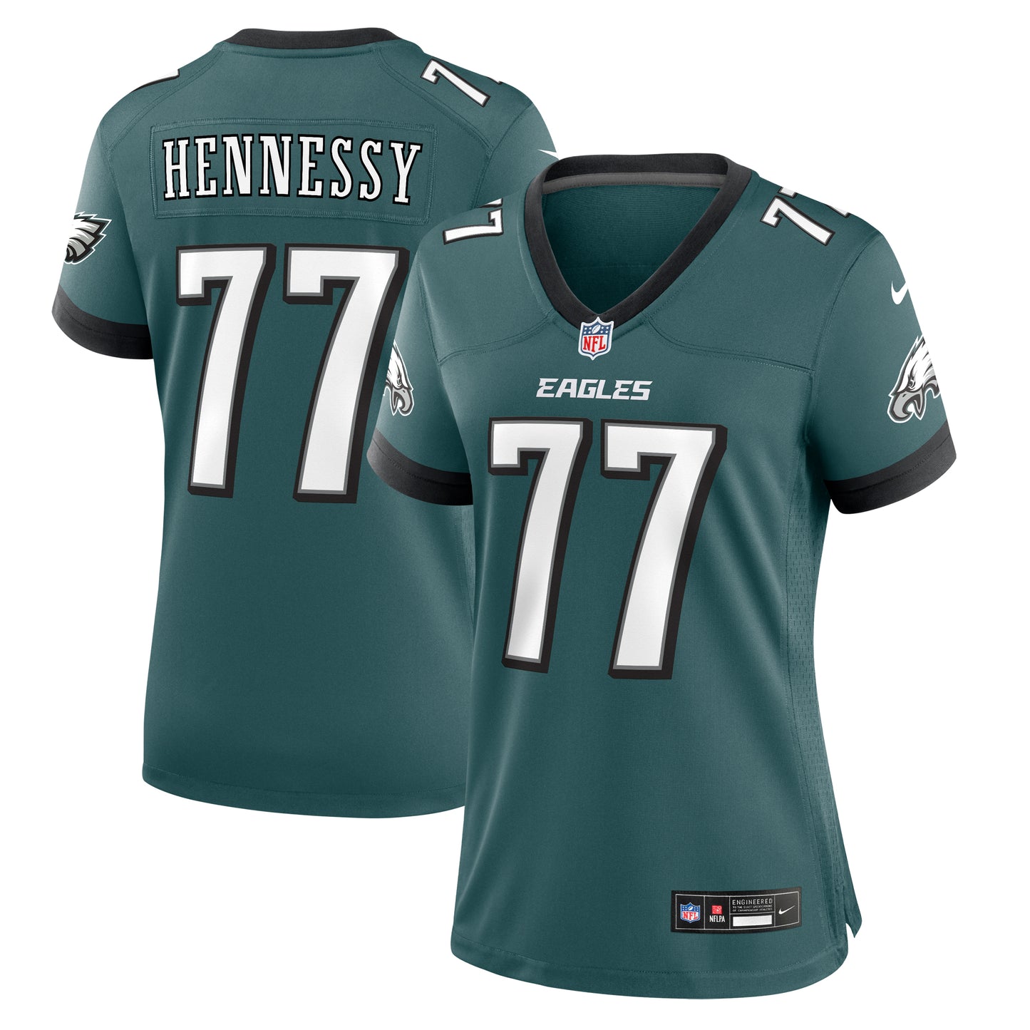 Women's Nike Matt Hennessy Midnight Green Philadelphia Eagles Game Jersey