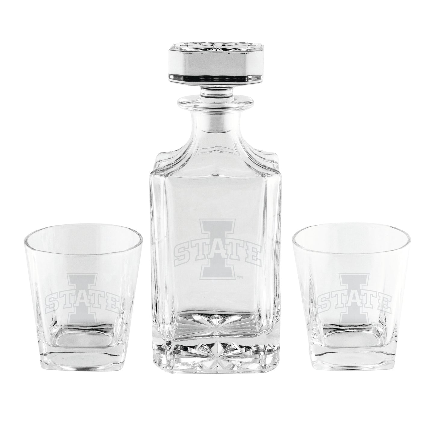 Iowa State Cyclones Three-Piece Decanter Set