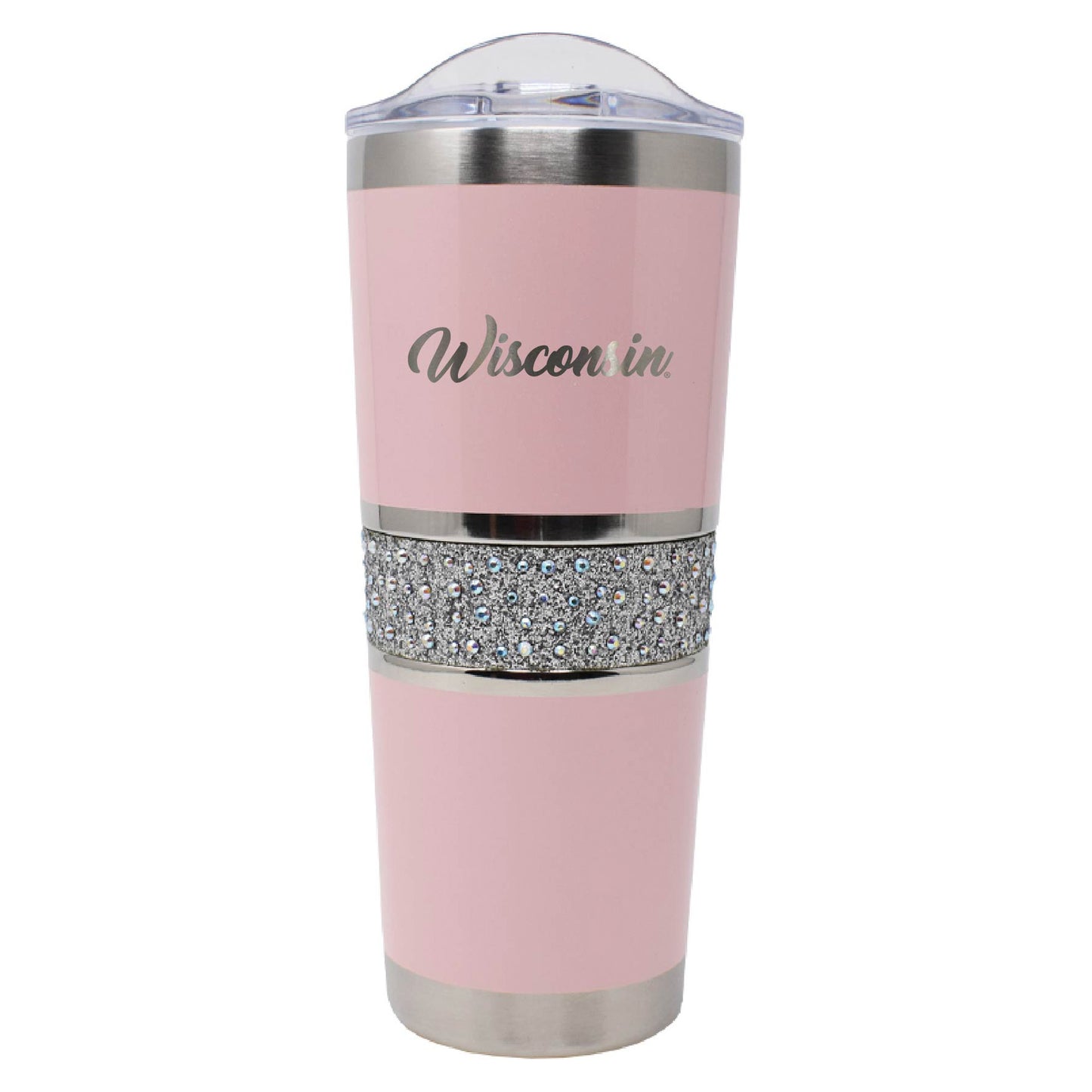 Wisconsin Badgers 20oz. MyBevi Rhinestone Tumbler