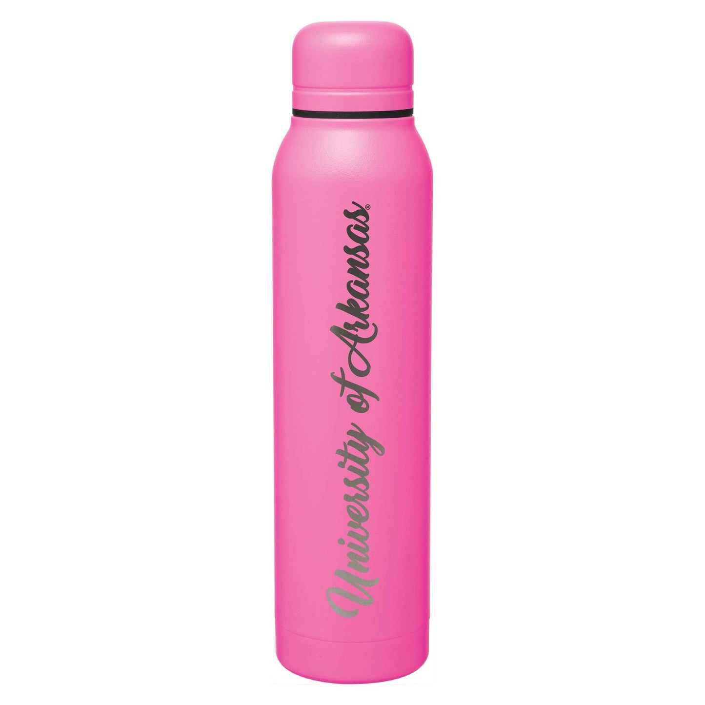 Pink Arkansas Razorbacks 17oz. Silo Stainless Steel Water Bottle
