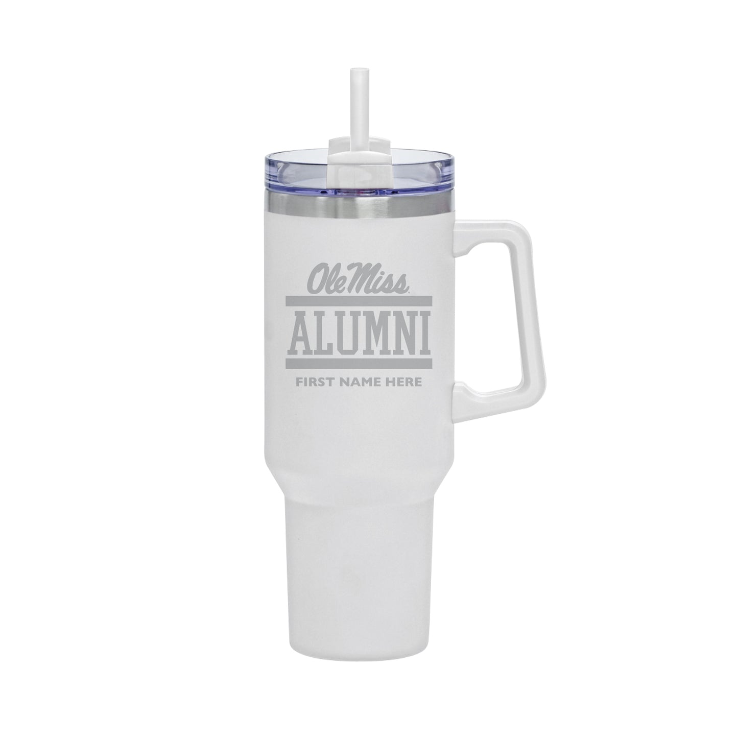 Ole Miss Rebels 40oz. Rocky Alumni Personalized Tumbler
