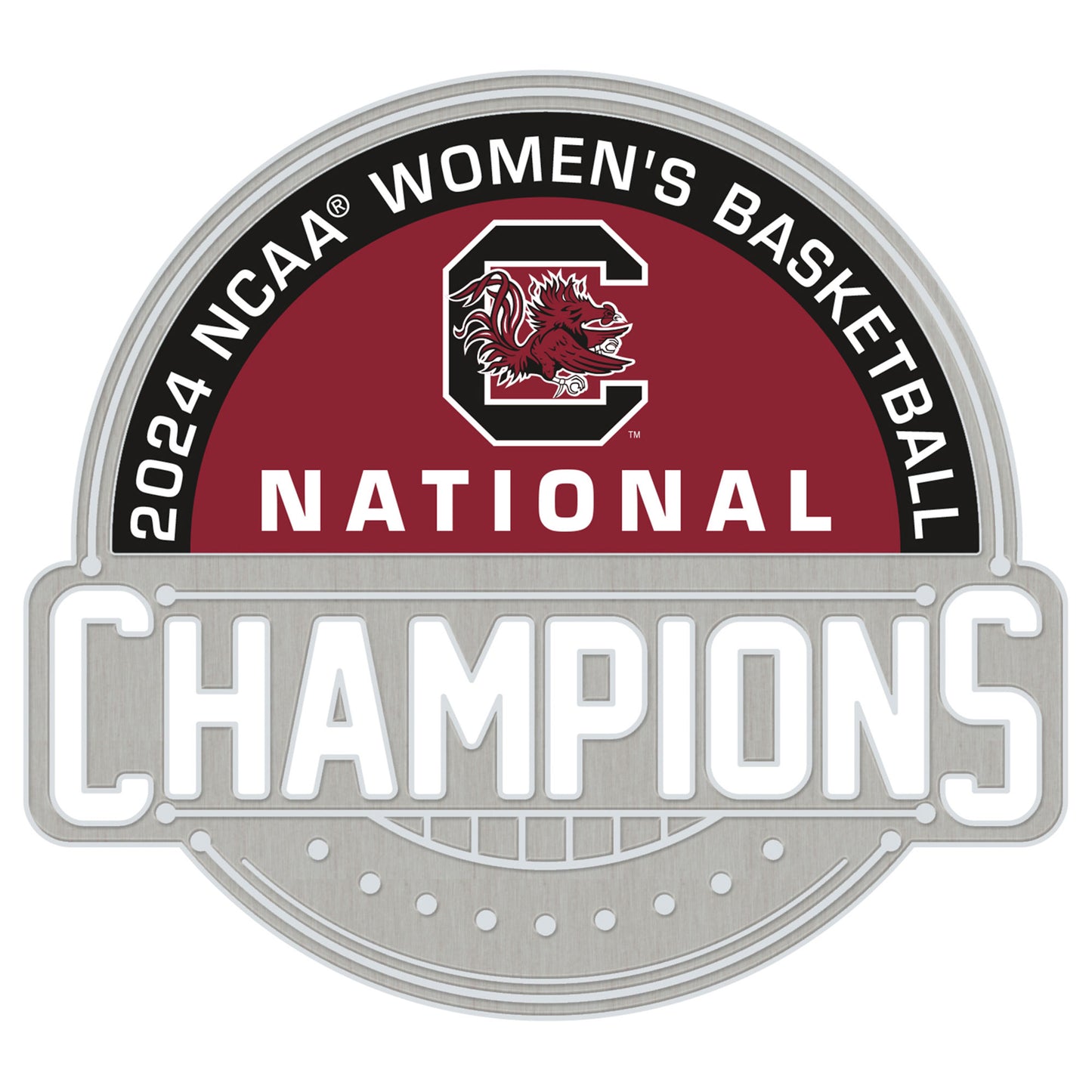 WinCraft South Carolina Gamecocks 2024 NCAA Women's Basketball National Champions Collector's Pin