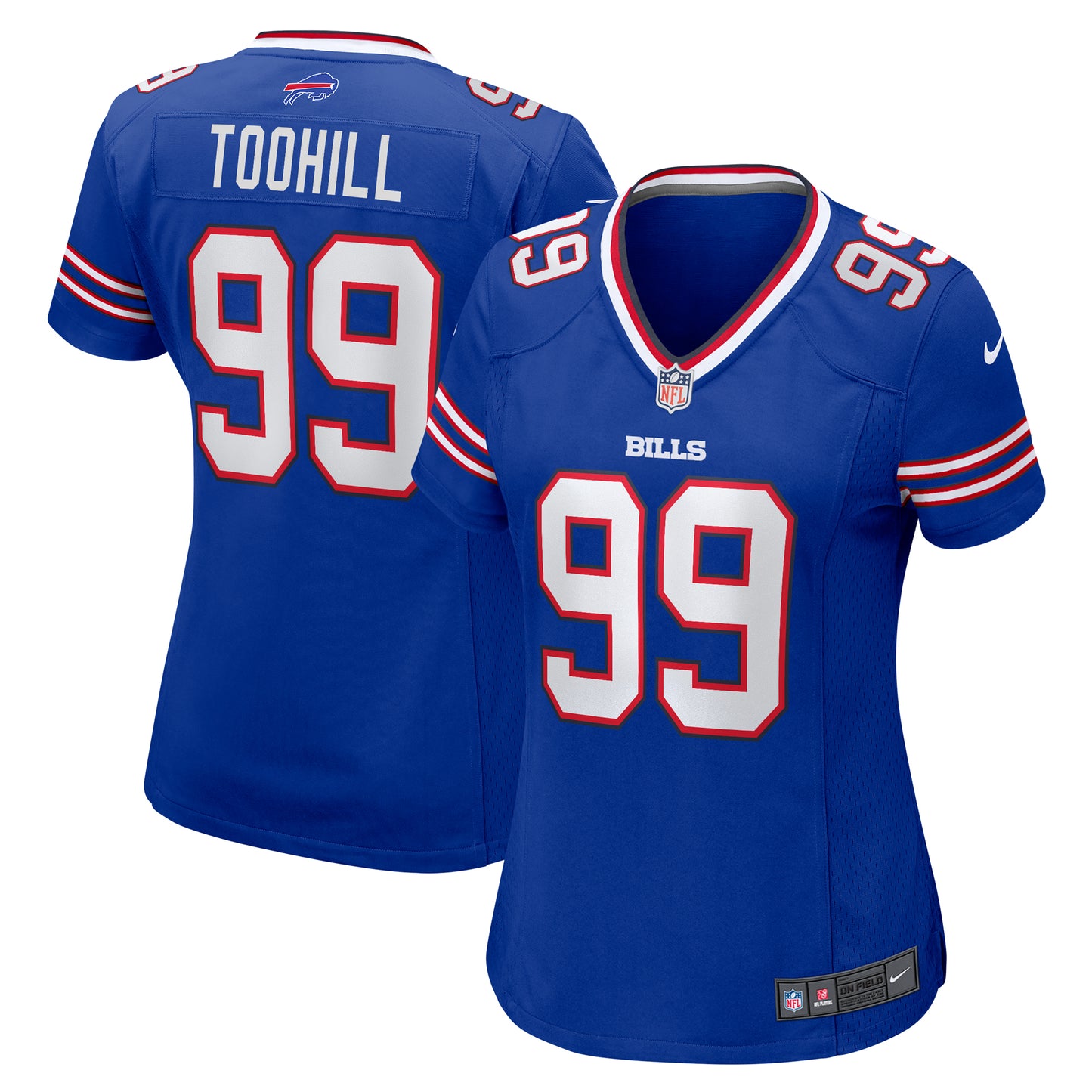 Women's Nike Casey Toohill Royal Buffalo Bills Team Game Jersey