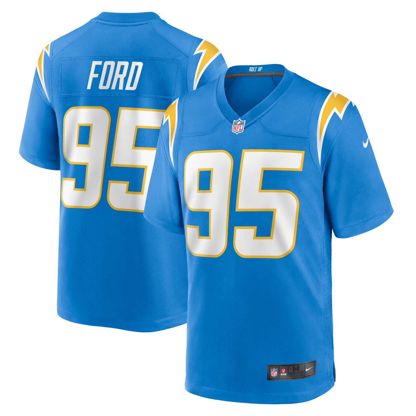 Men's Nike Poona Ford Powder Blue Los Angeles Chargers Game Jersey