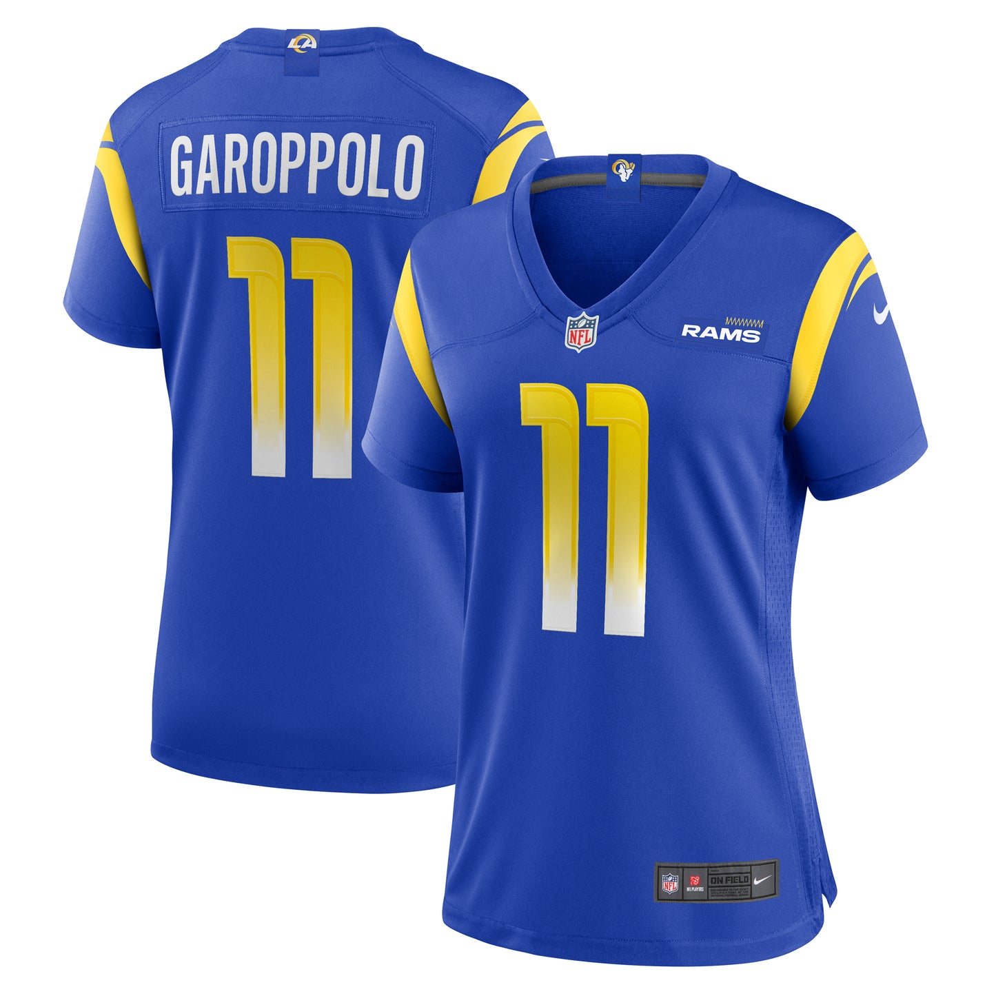 Women's Nike Jimmy Garoppolo Royal Los Angeles Rams Team Game Jersey