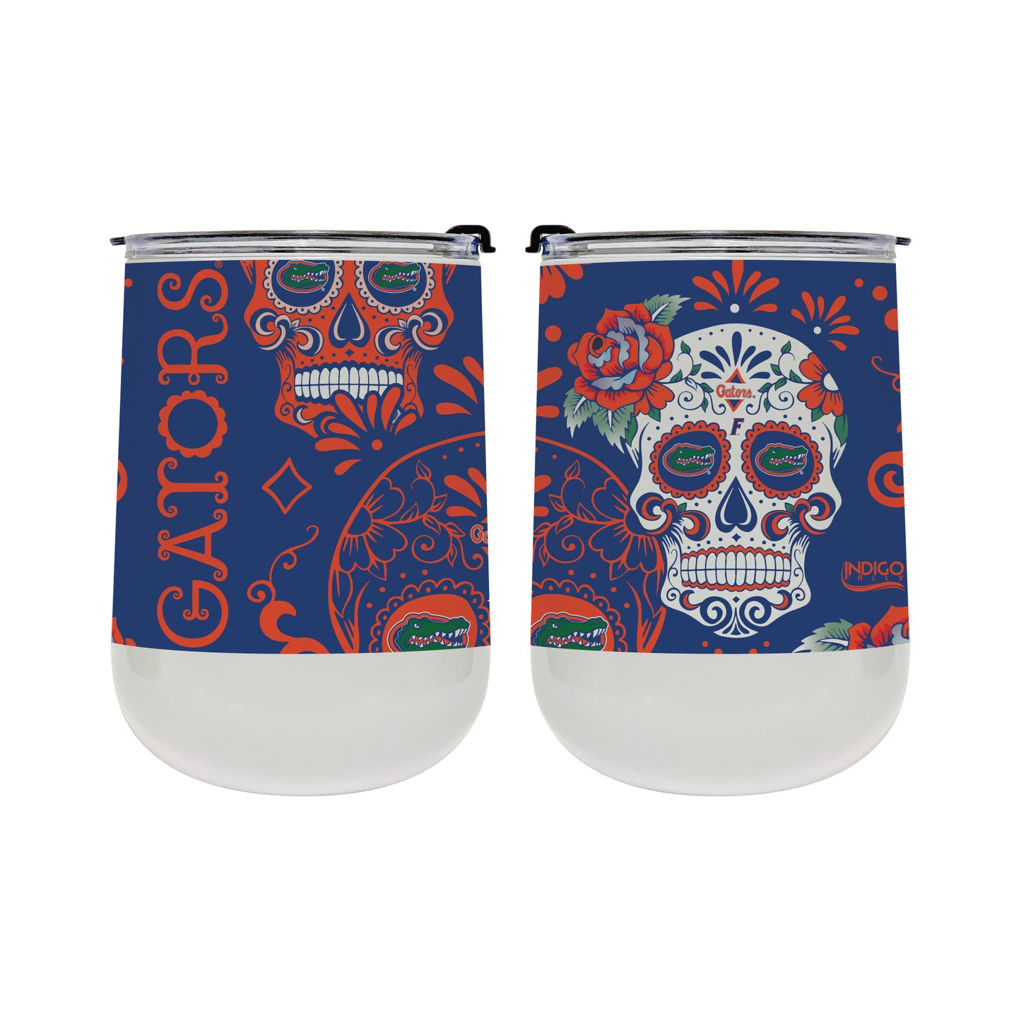 Florida Gators 18oz. Dia De Los Muertos Tumbler