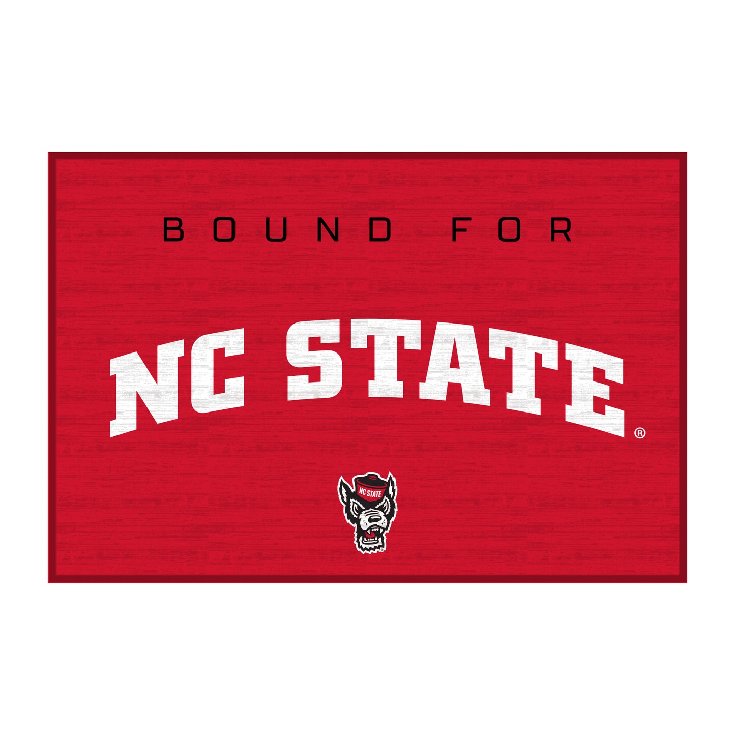 NC State Wolfpack 20" x 30" School Bound Floor Mat