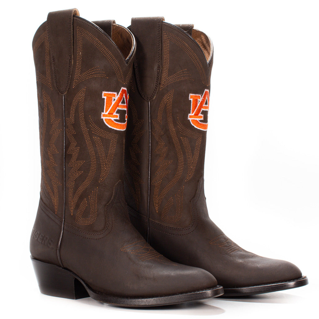 Women's Brown Auburn Tigers Western Boots