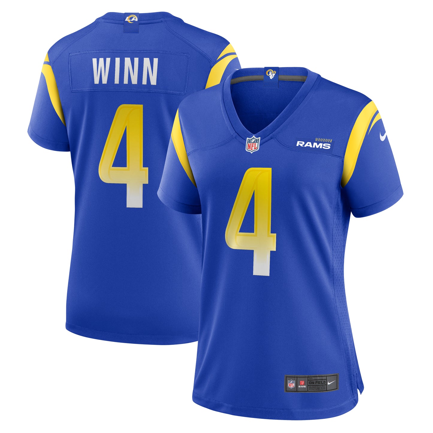 Women's Nike Dresser Winn Royal Los Angeles Rams Team Game Jersey