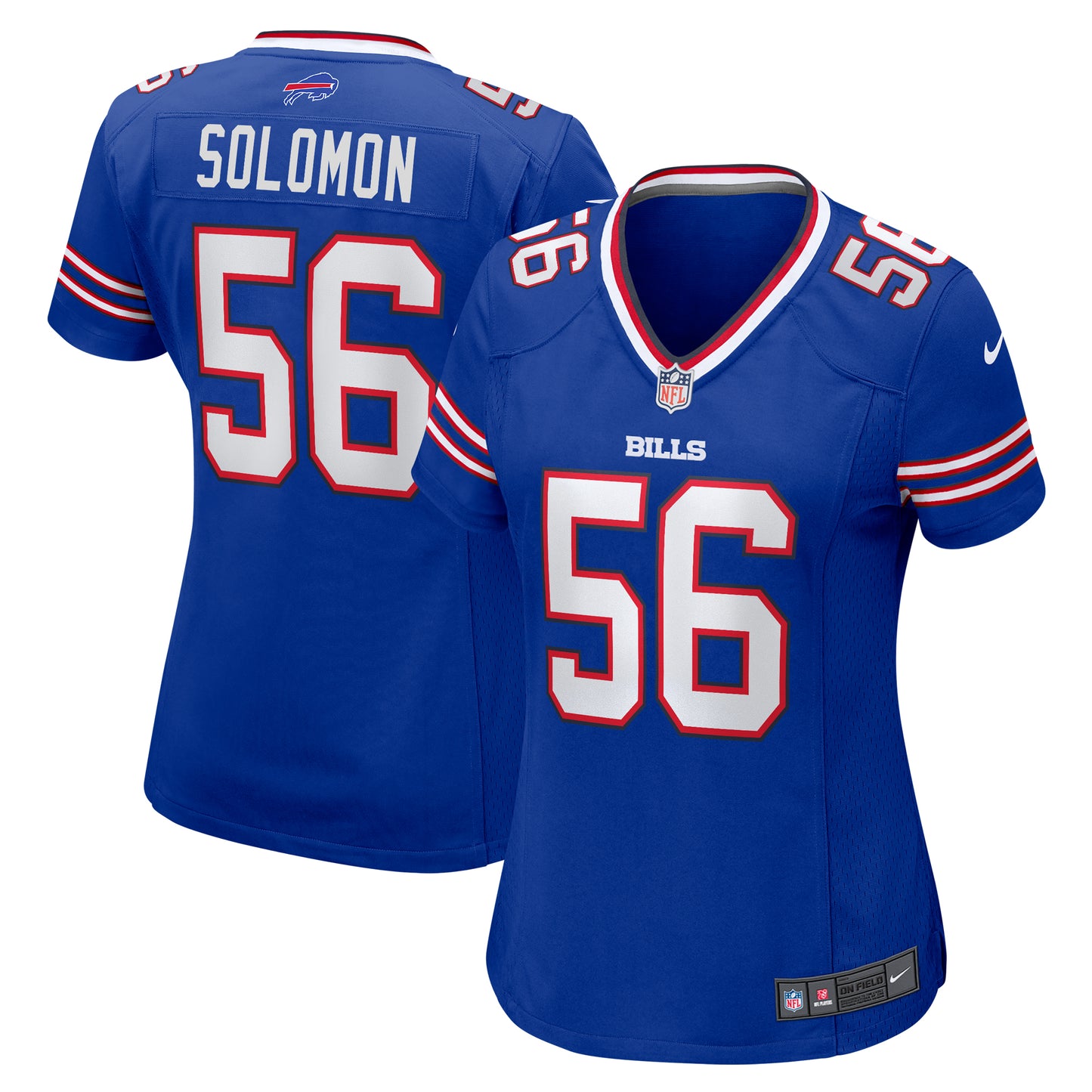 Women's Nike Javon Solomon Royal Buffalo Bills Game Jersey