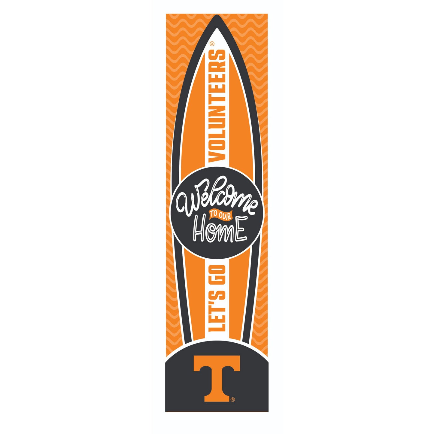 Tennessee Volunteers 47" Surfboard Summer Porch Leaner Welcome Wall Sign