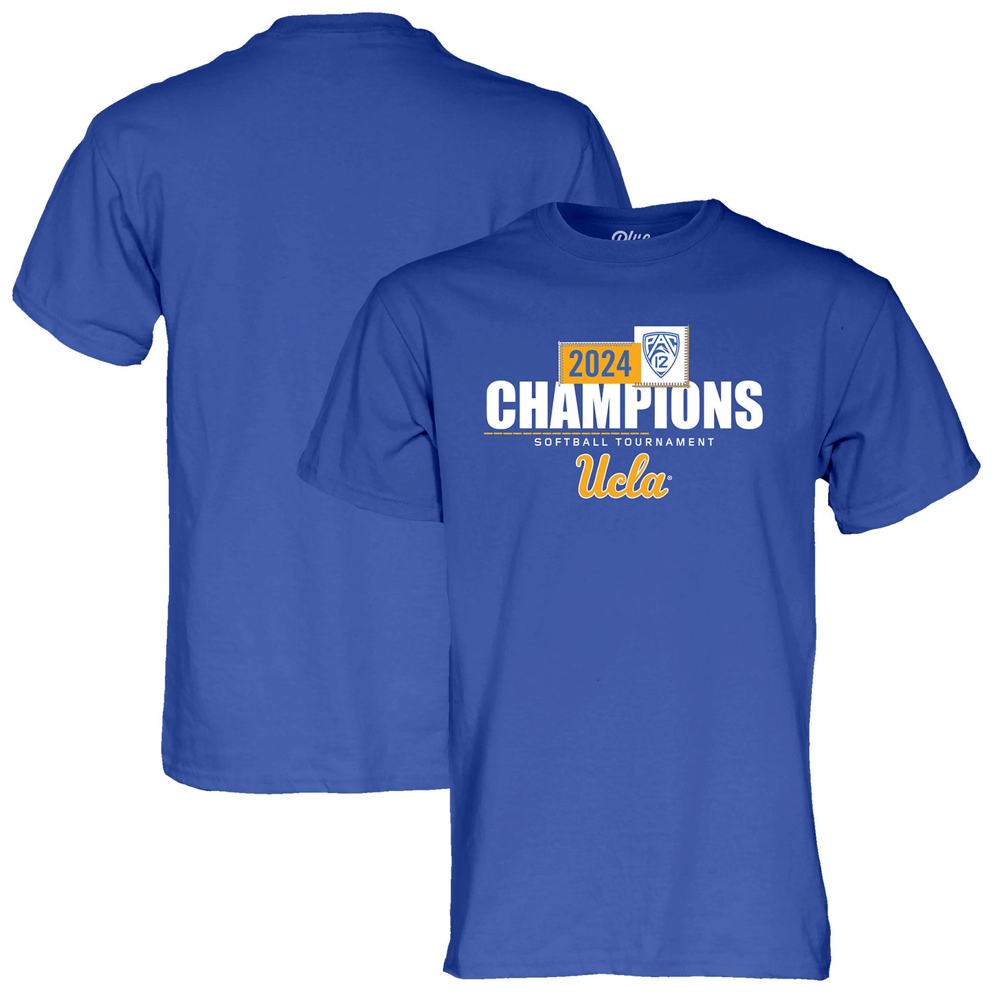 Men's Blue 84 Blue UCLA Bruins 2024 PAC-12 Softball Conference Tournament Champions Locker Room T-Shirt