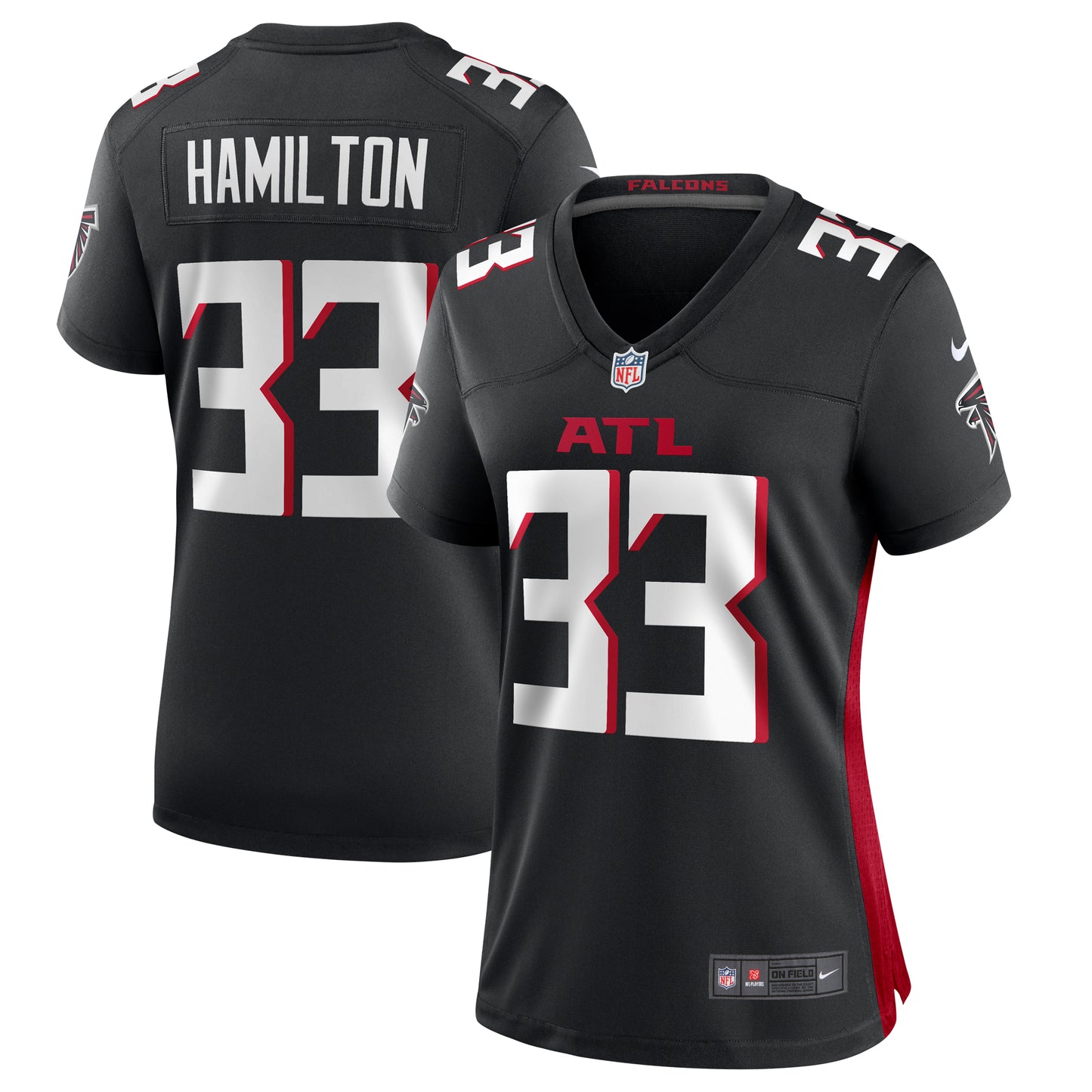 Women's Nike Antonio Hamilton Black Atlanta Falcons Game Jersey