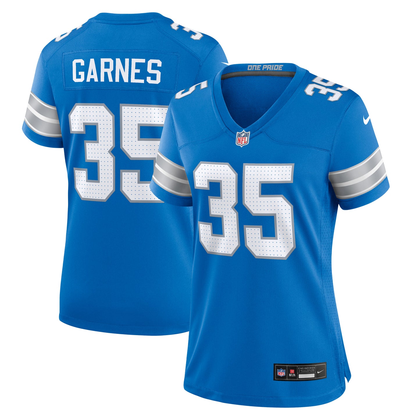 Women's Nike Chelen Garnes Blue Detroit Lions Game Jersey