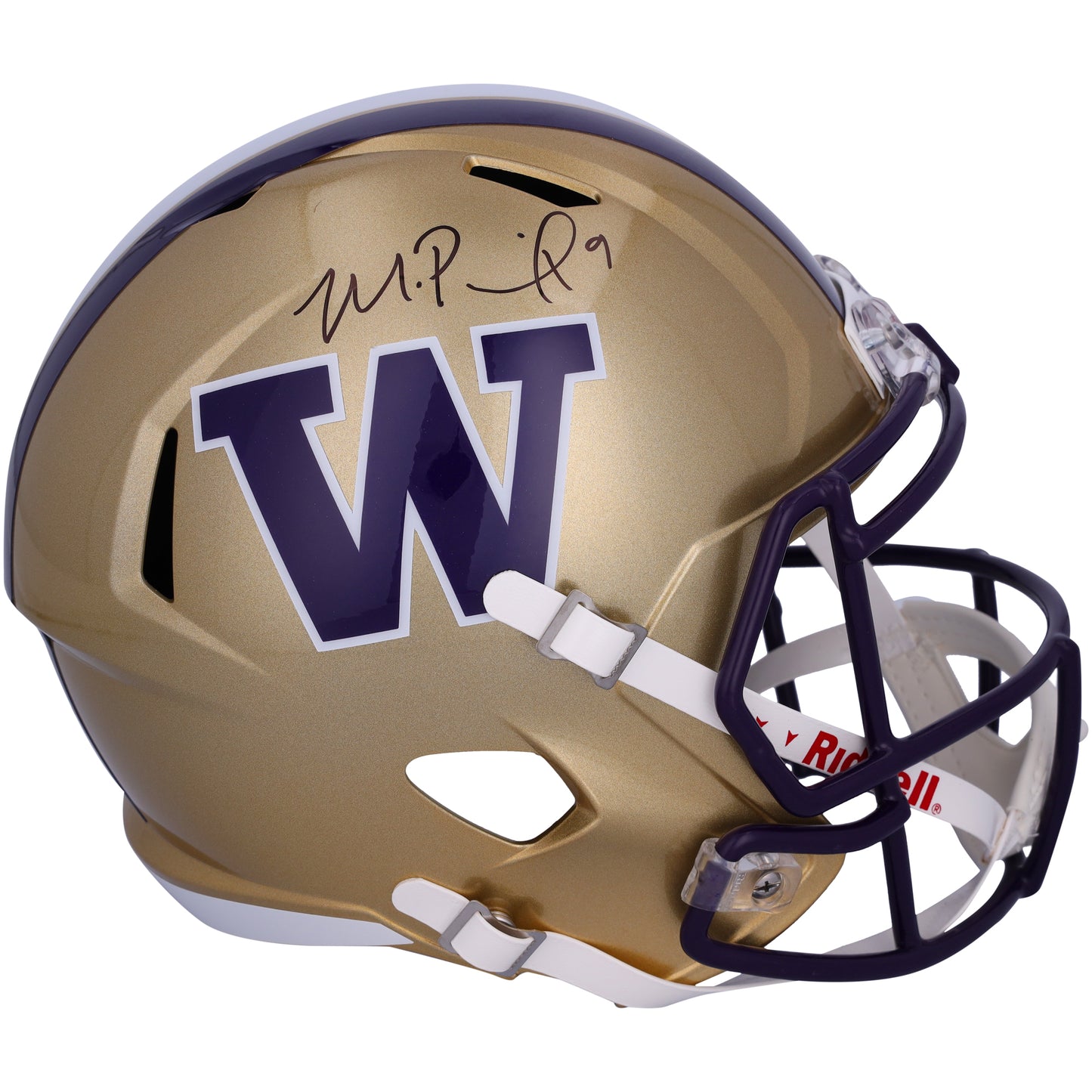 Michael Penix Jr. Washington Huskies Autographed Riddell Speed Replica Helmet