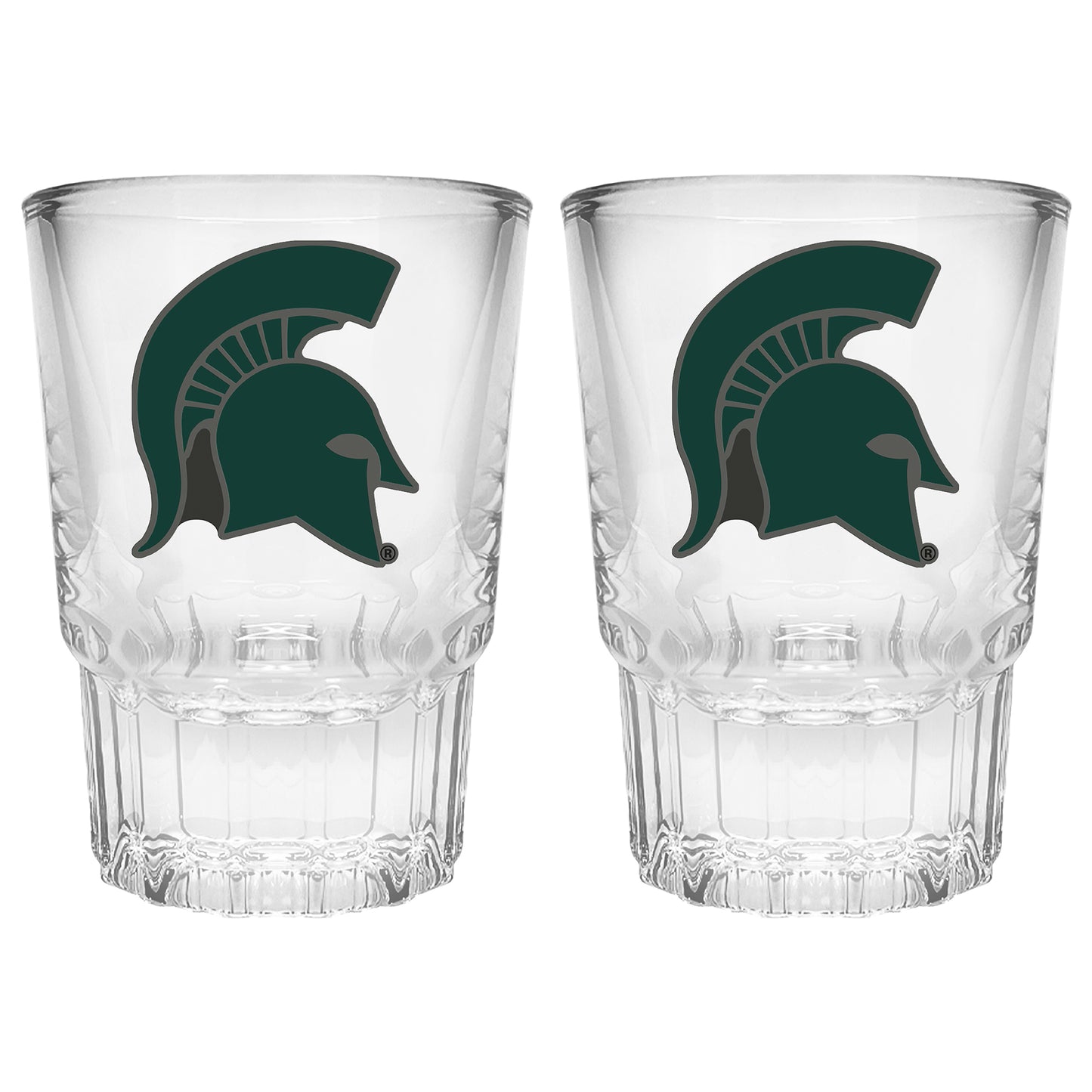 Michigan State Spartans 2-Piece Prism Shot Glass Set