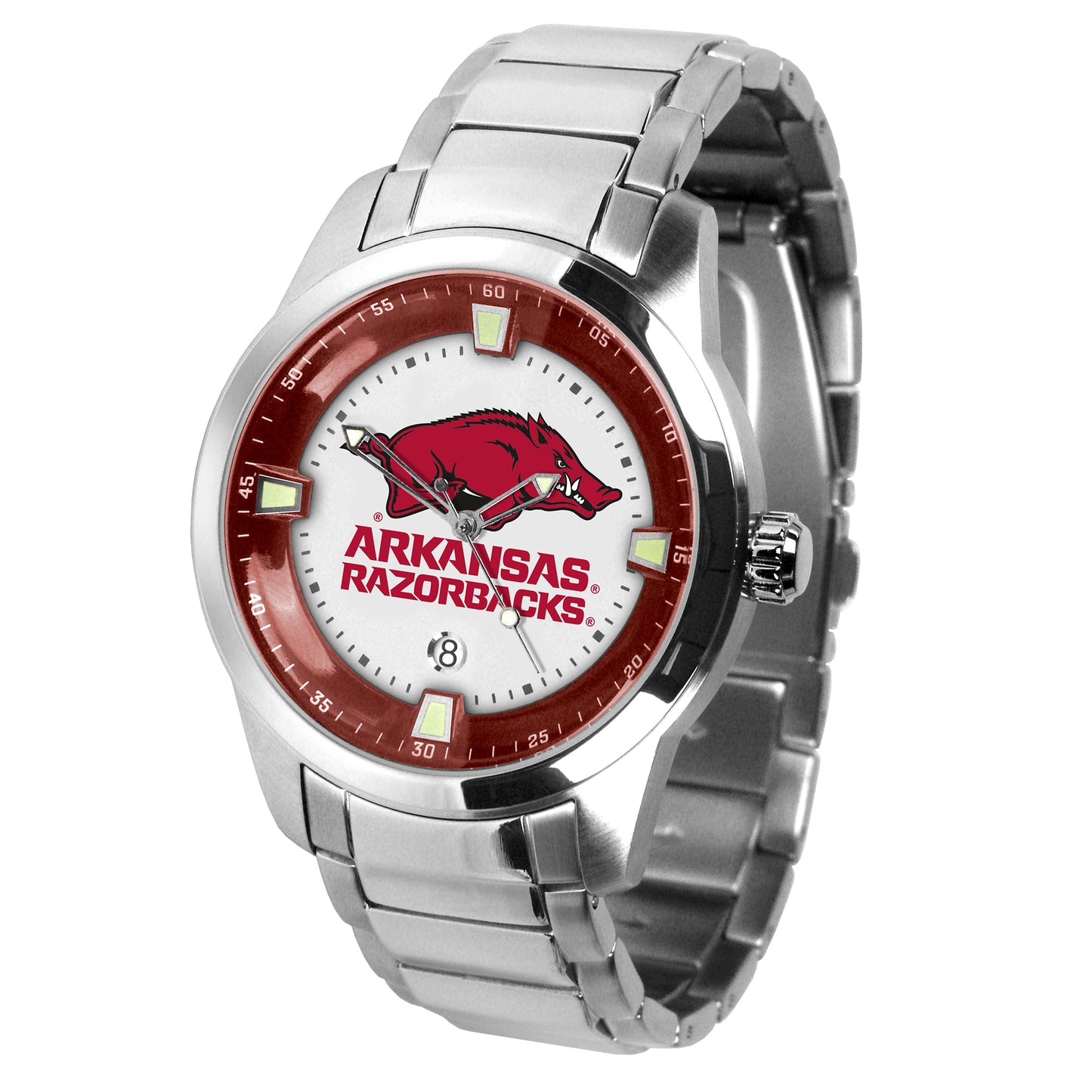 White Arkansas Razorbacks New Titan Watch