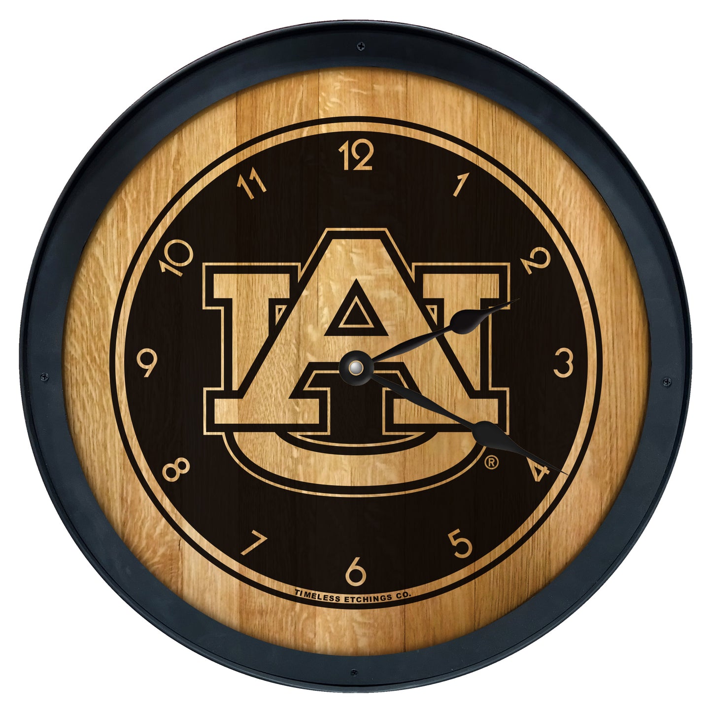 Auburn Tigers 27" Barrelhead Clock