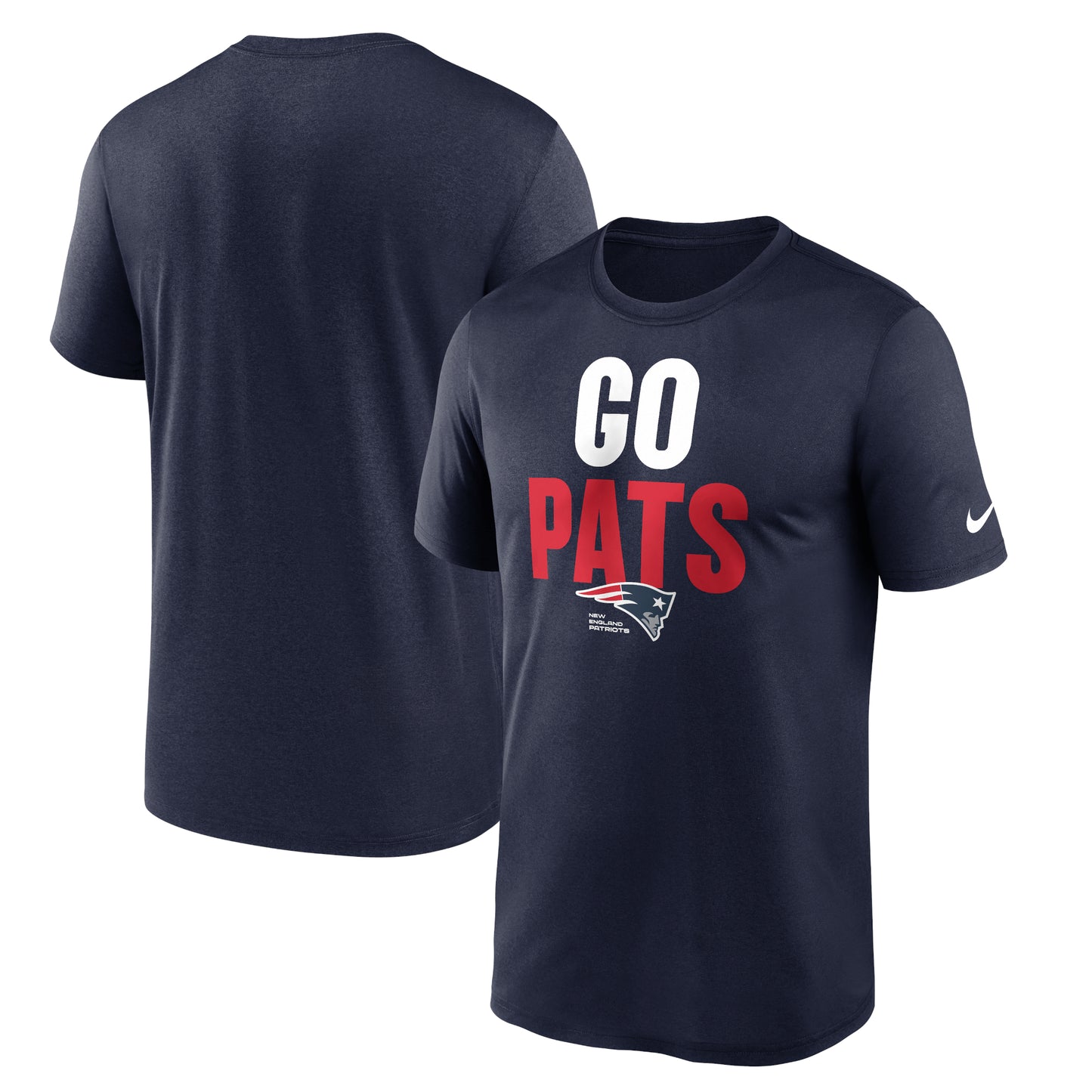 Men's Nike Navy New England Patriots Legend Local Phrase Performance T-Shirt