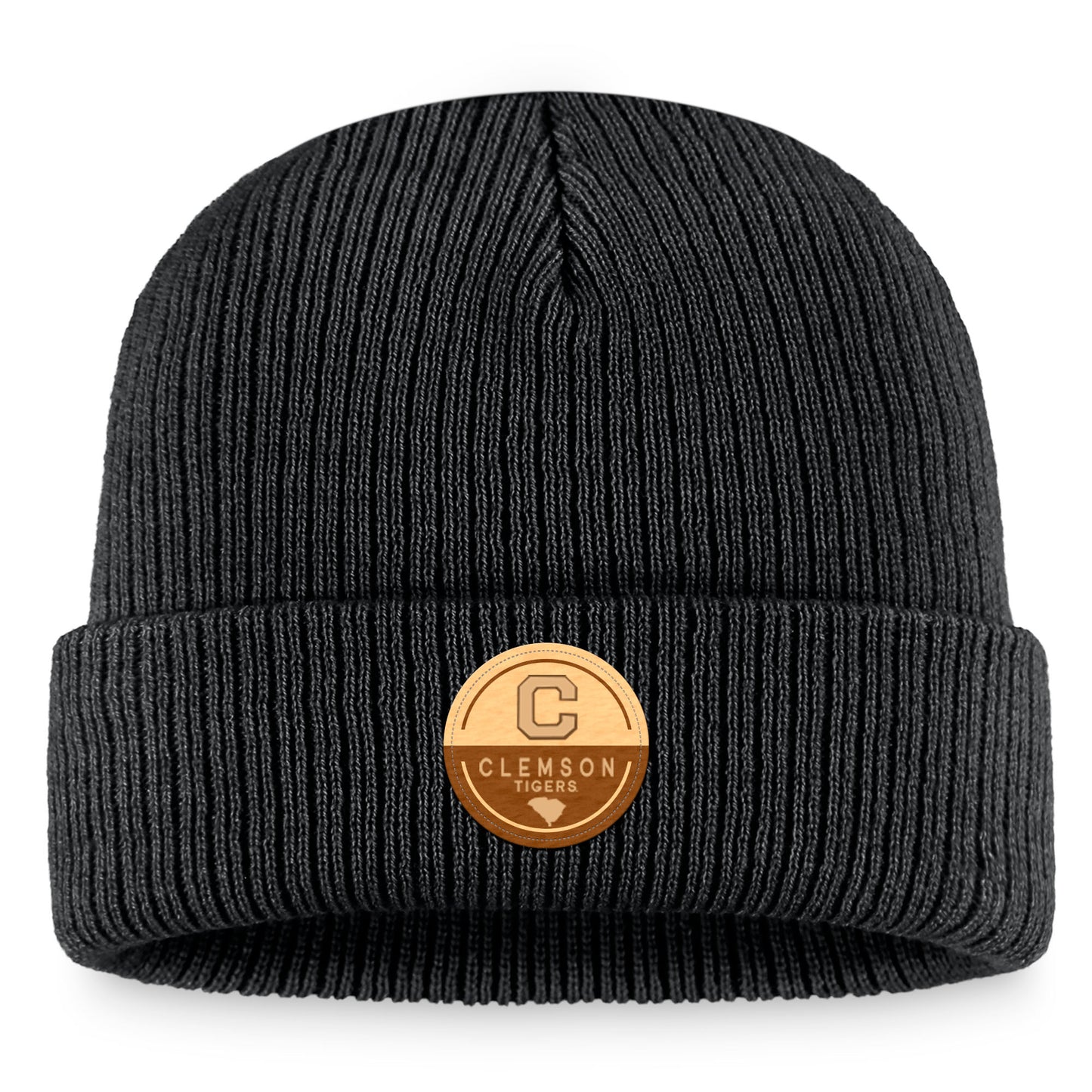 Men's Top of the World Black Clemson Tigers Elijah Cuffed Knit Hat